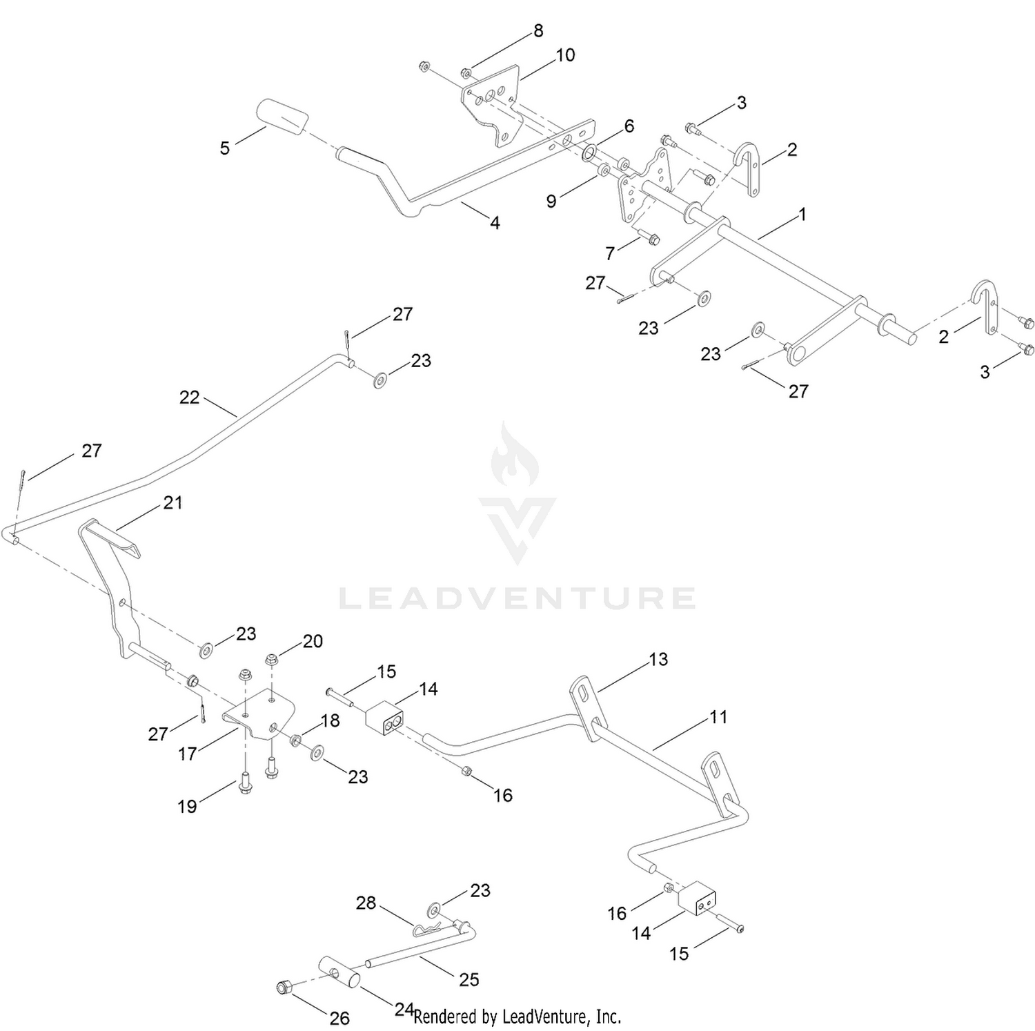 Deck Lift Assembly