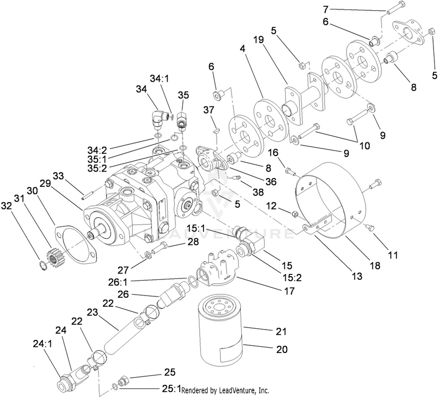 Hydrostatic Transmission Assembly
