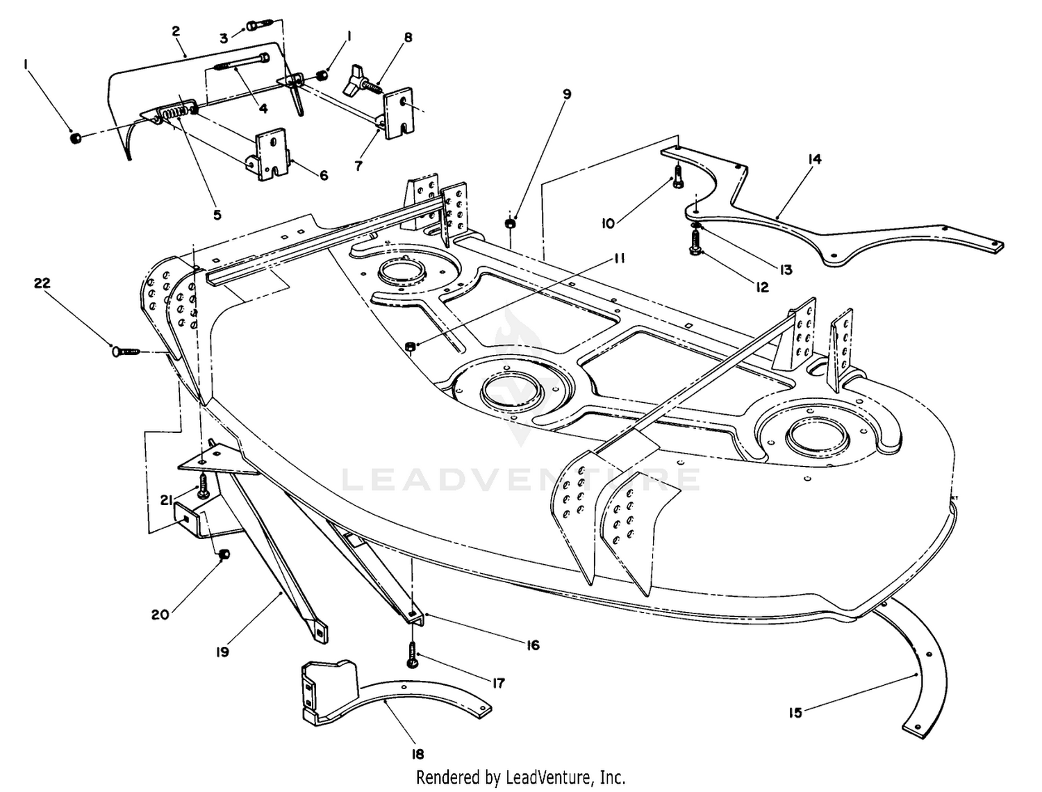 Baffle  Deflector Assy.