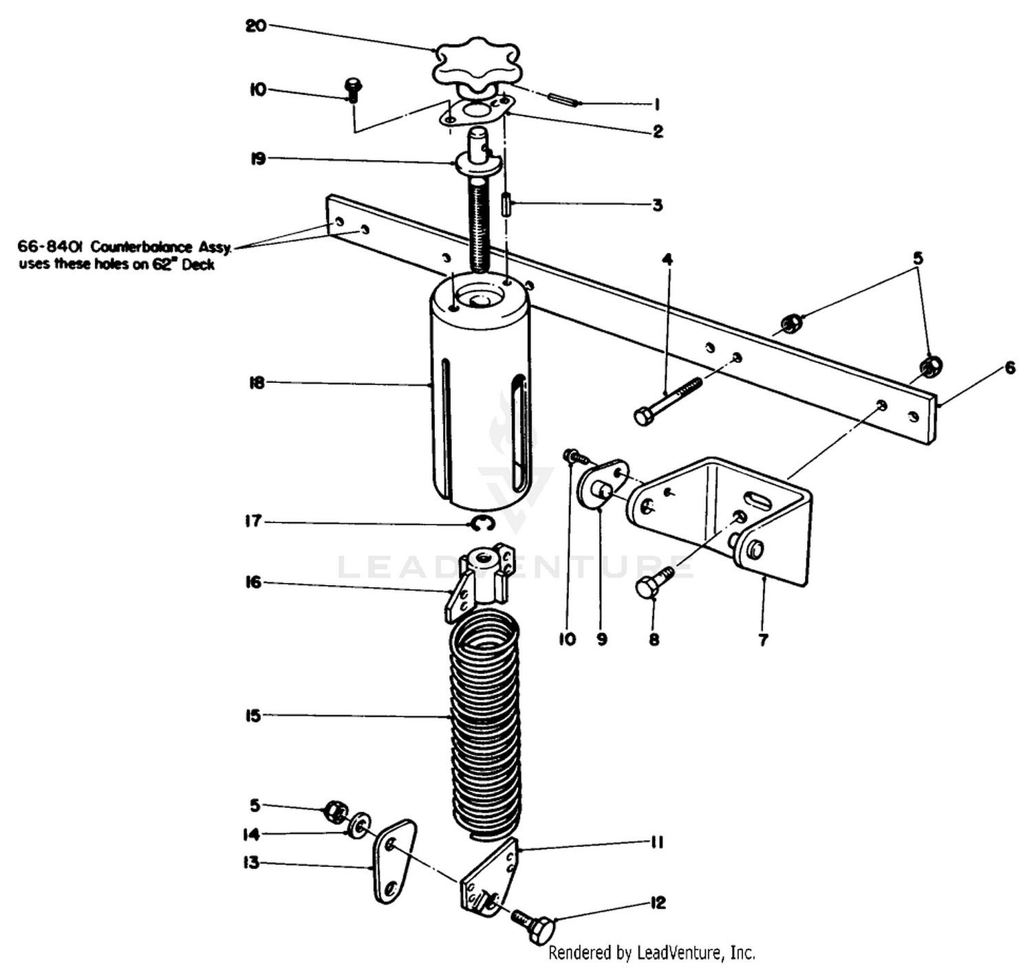 62" Counterbalance Kit No. 66-2210