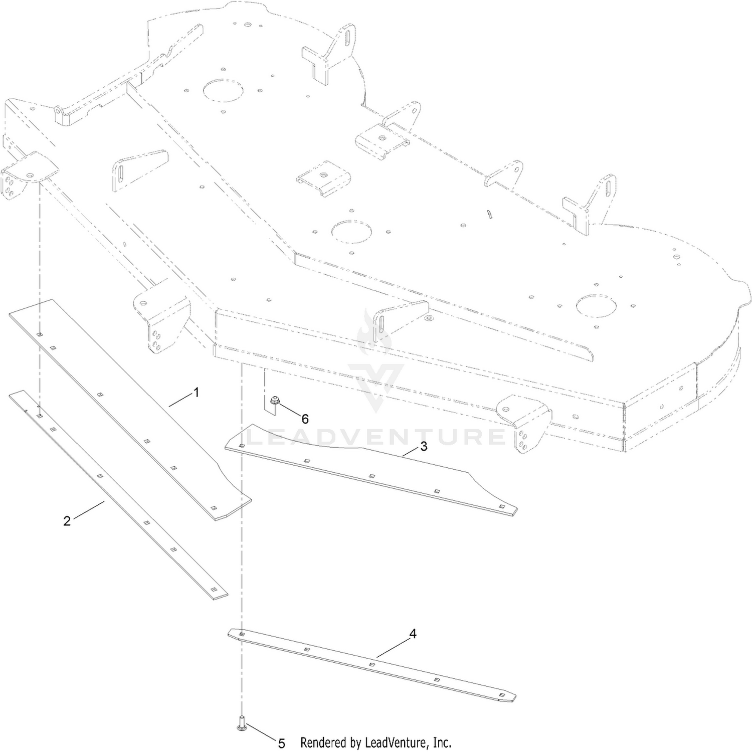 60 Inch Bagging Enhancement Kit No. 140-3508