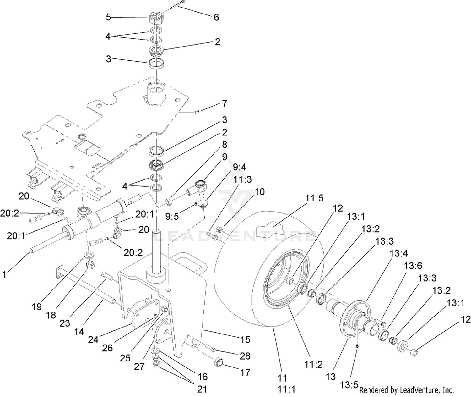 Rear Wheel Assembly