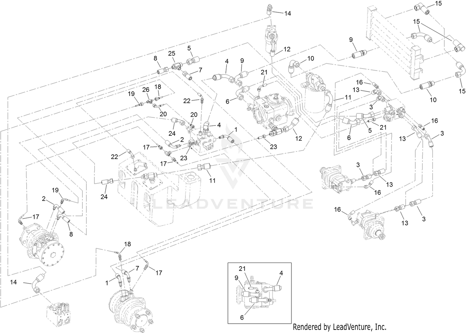 Transmission Hydraulic Circuit Assembly
