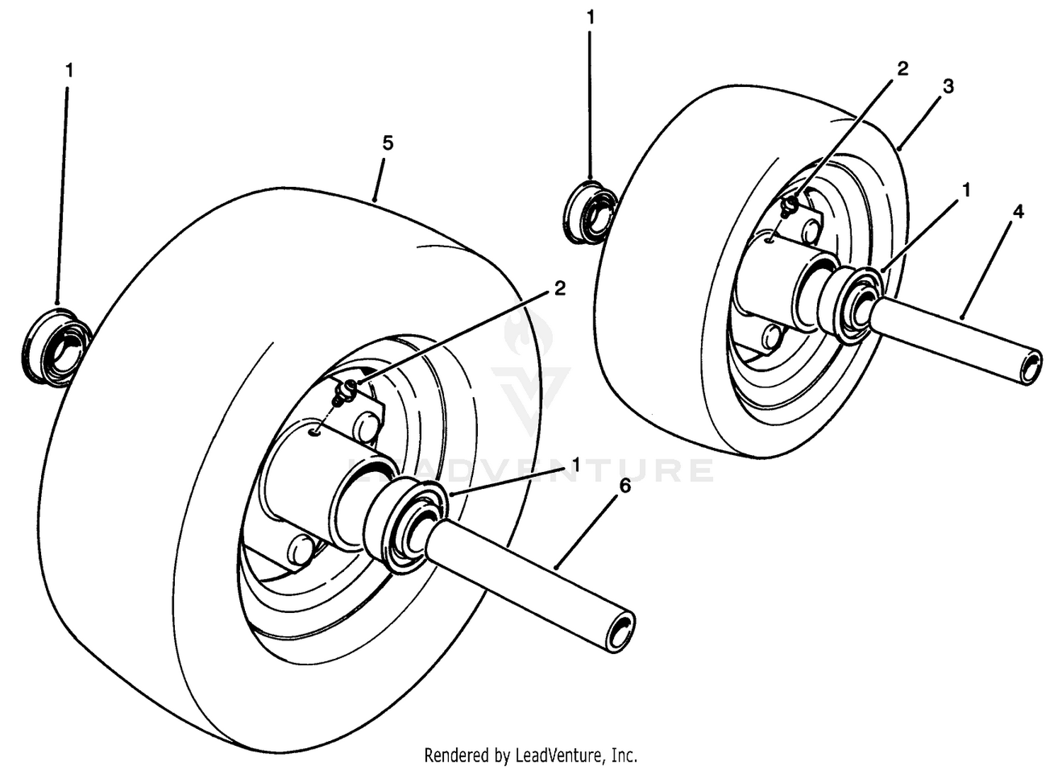 10"  13" Segmented Tire Assemblies (optional)