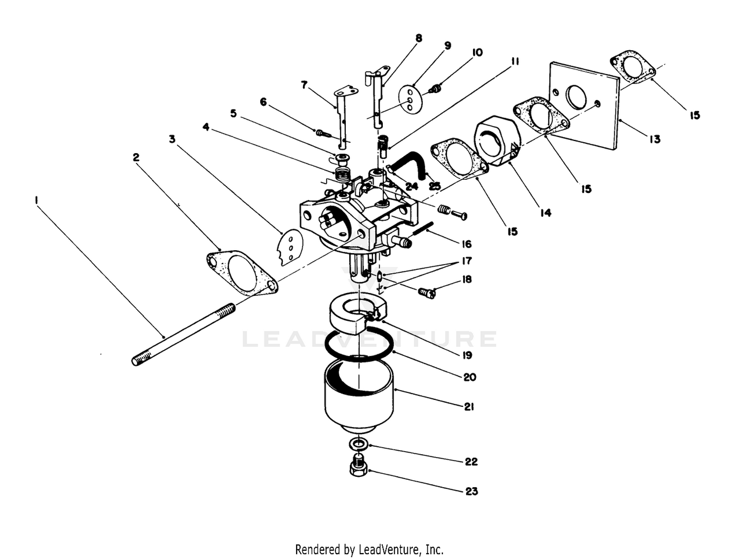 Carburetor Assembly (model No. 47pk9)