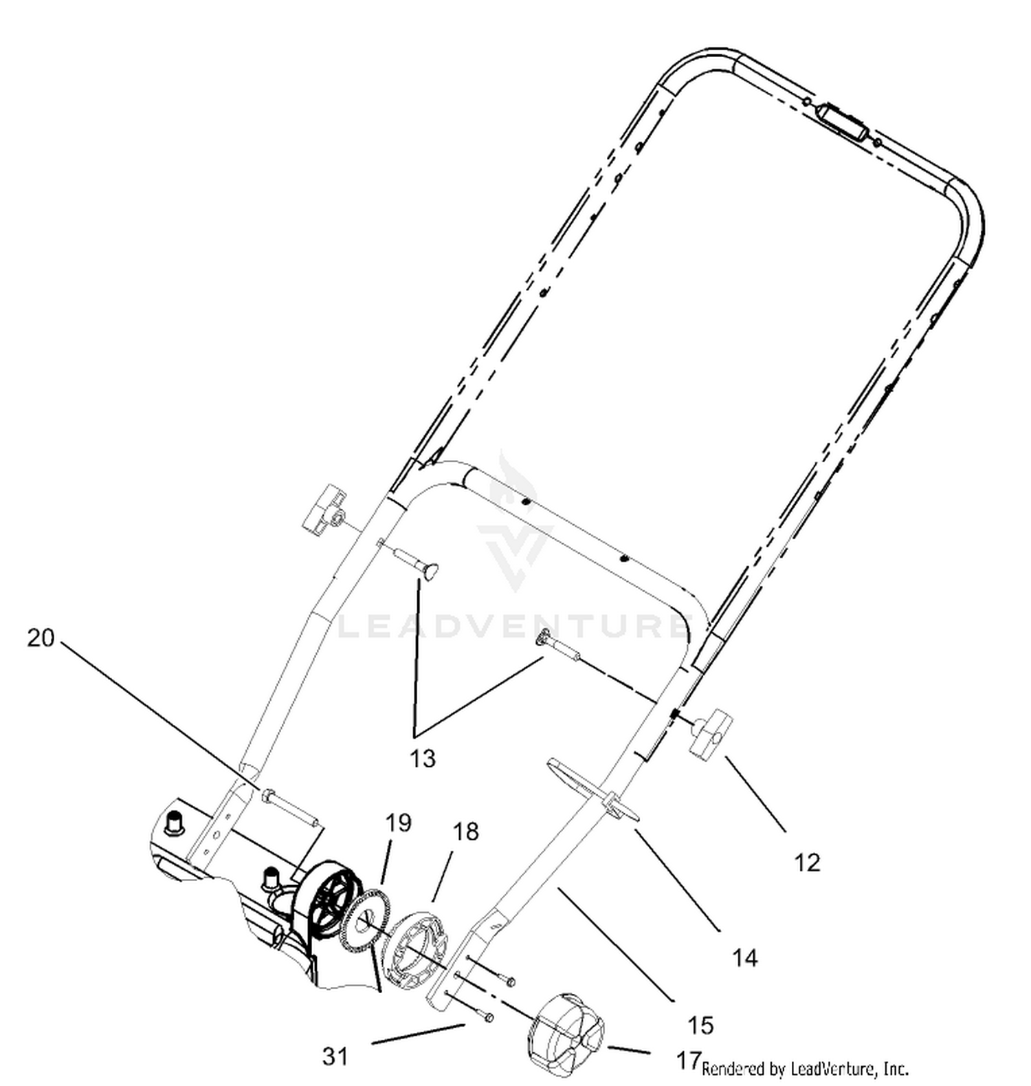 Lower Handle and Control Assembly