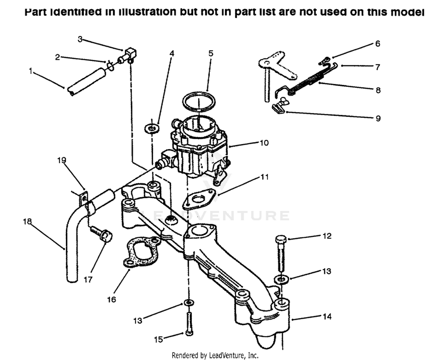 Intake Manifold  Carburetor