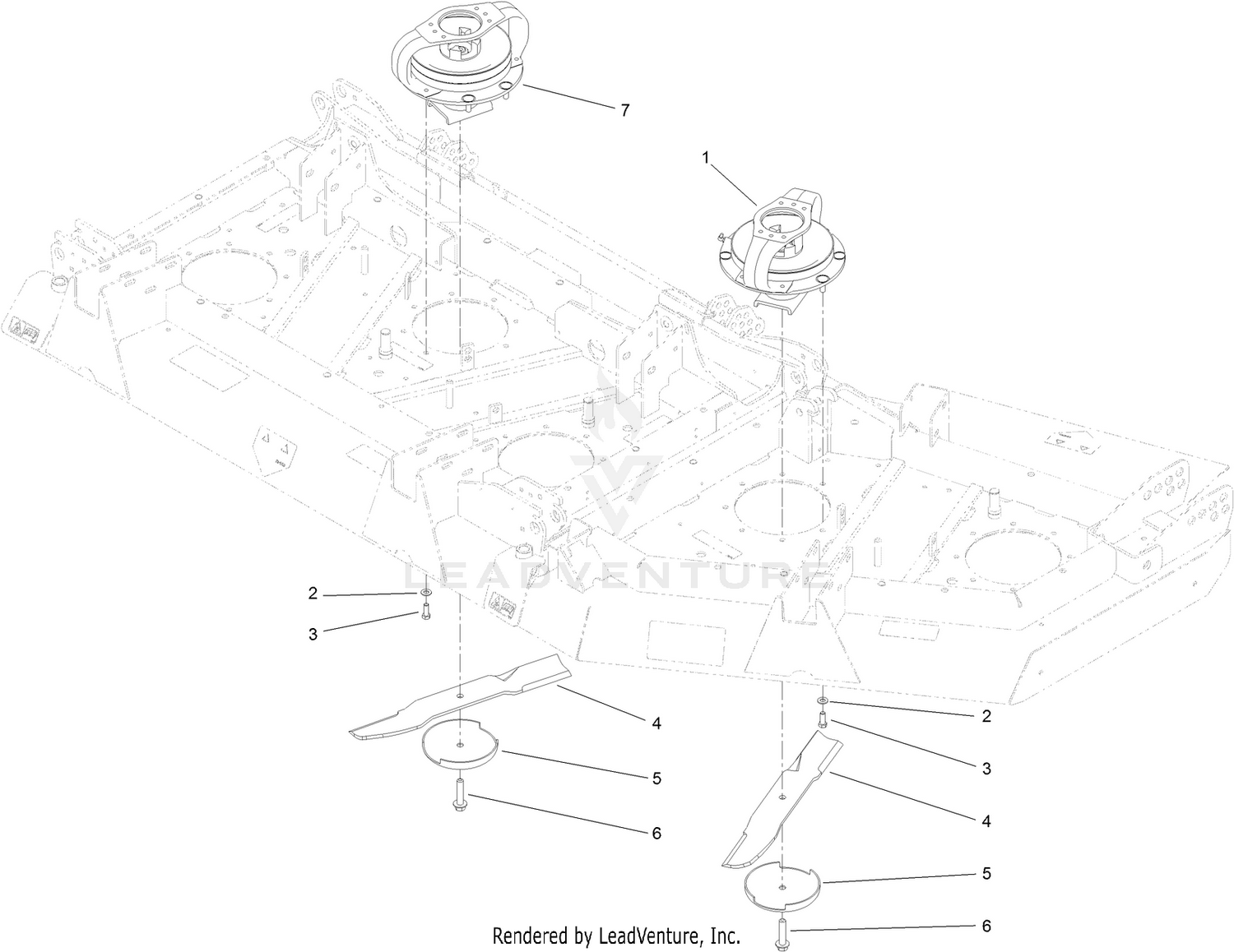 Spindle and Blade Assembly