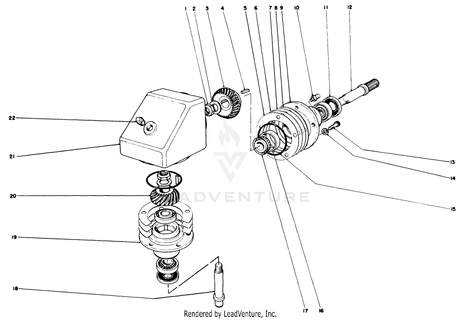 Gear Box Assembly No. 63-9870