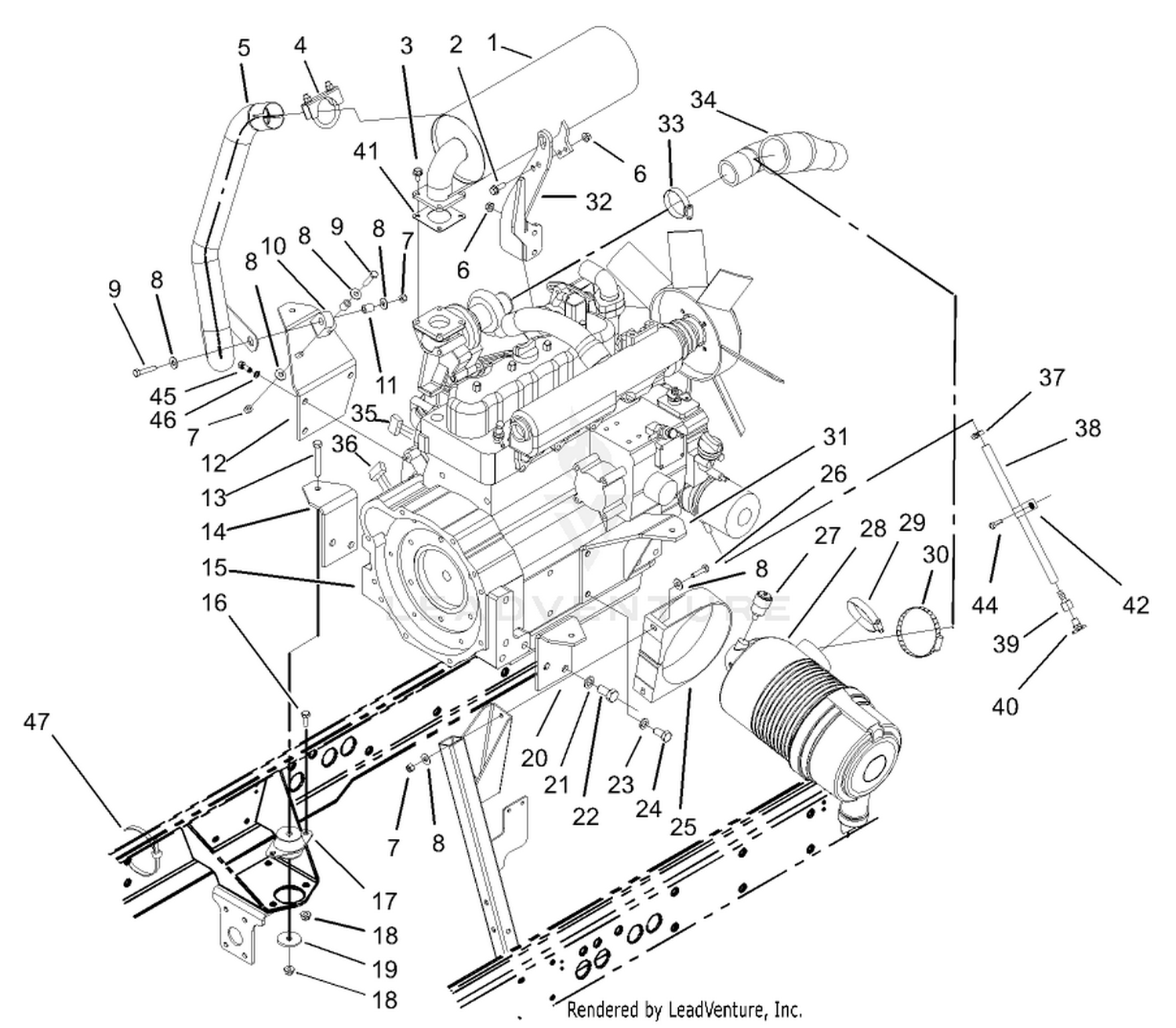 Engine Installation Assembly