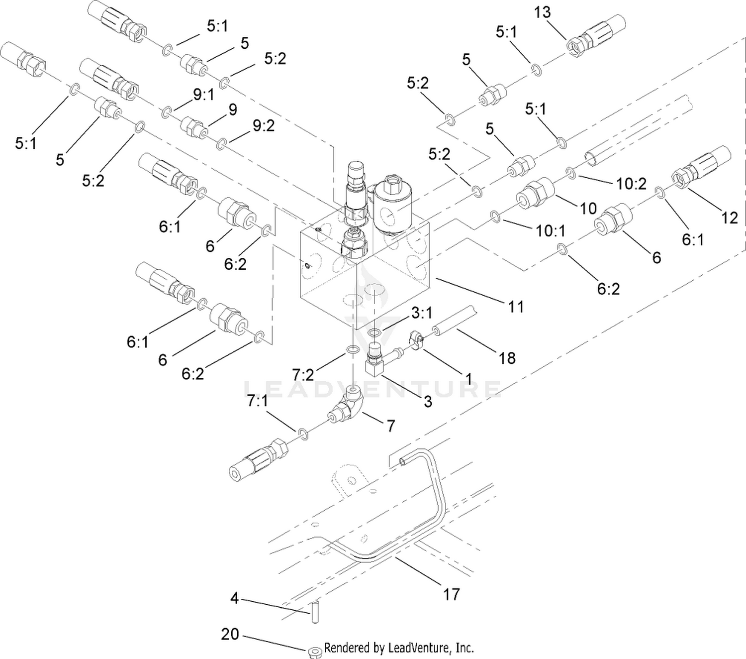 Manifold Block Installation Assembly
