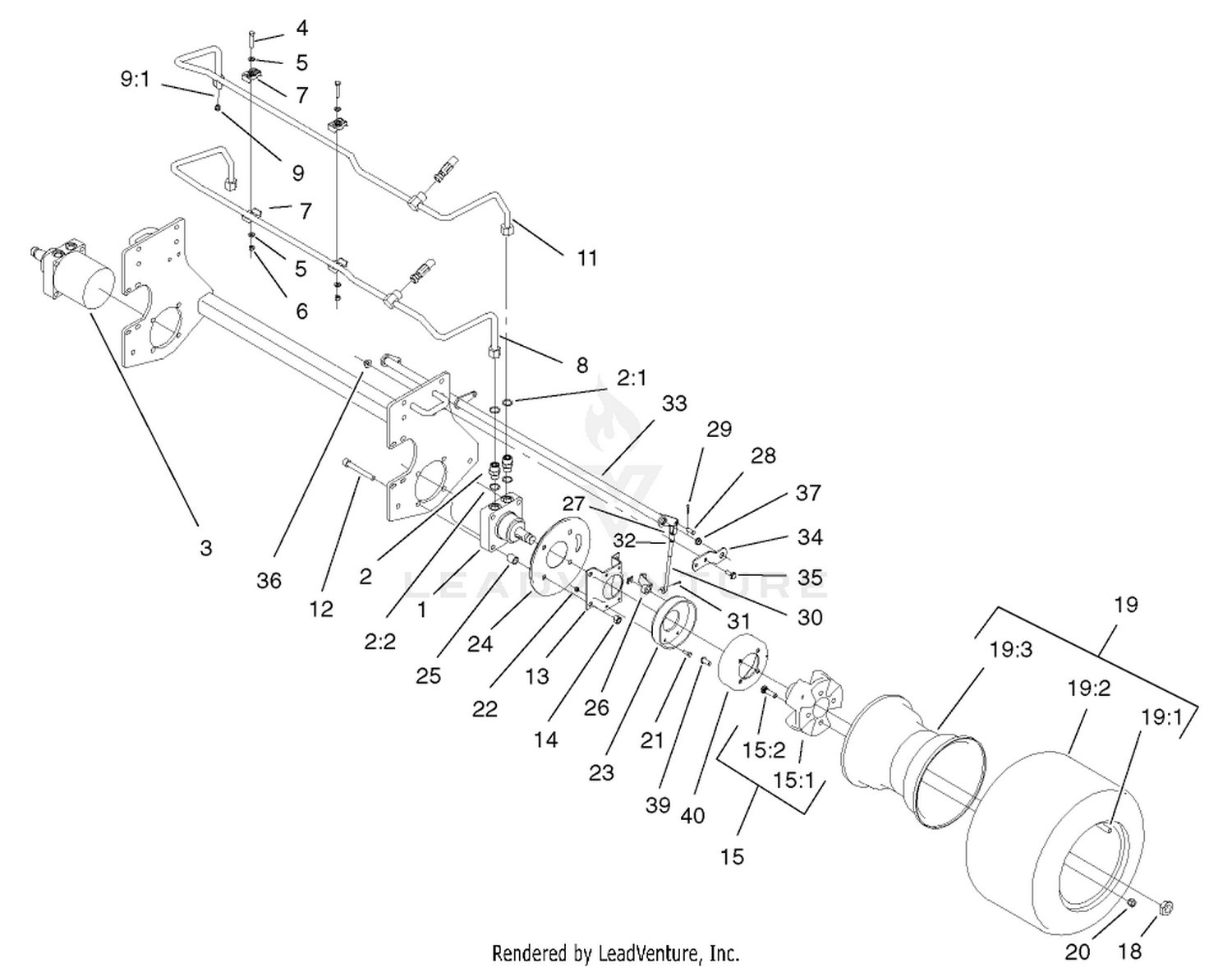Front Wheel and Brake Assembly
