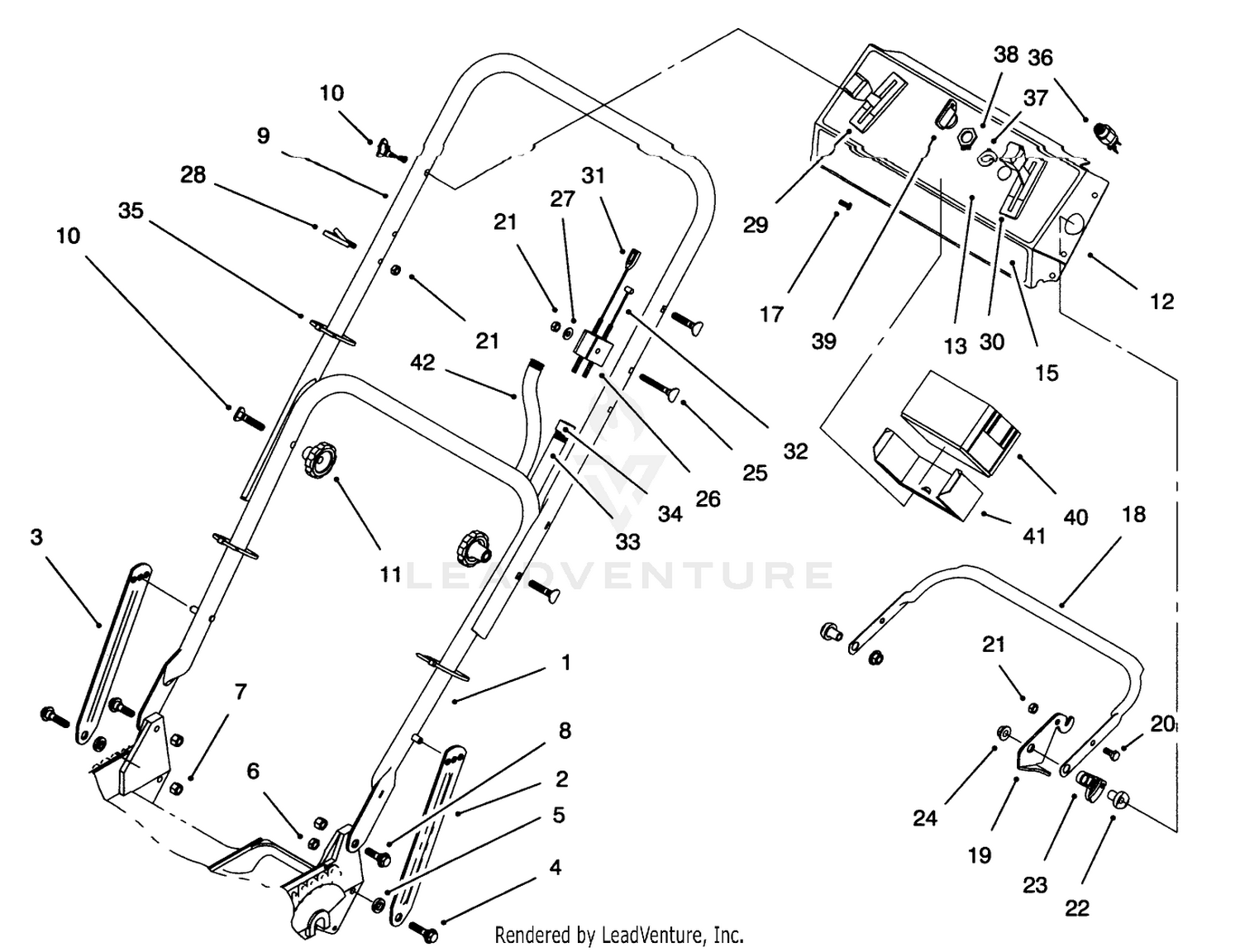 Handle Assembly (model No. 20463 Only)