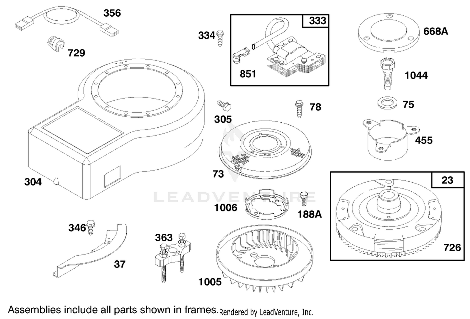 Engine Briggs  Stratton Modil 28m707-0127-01