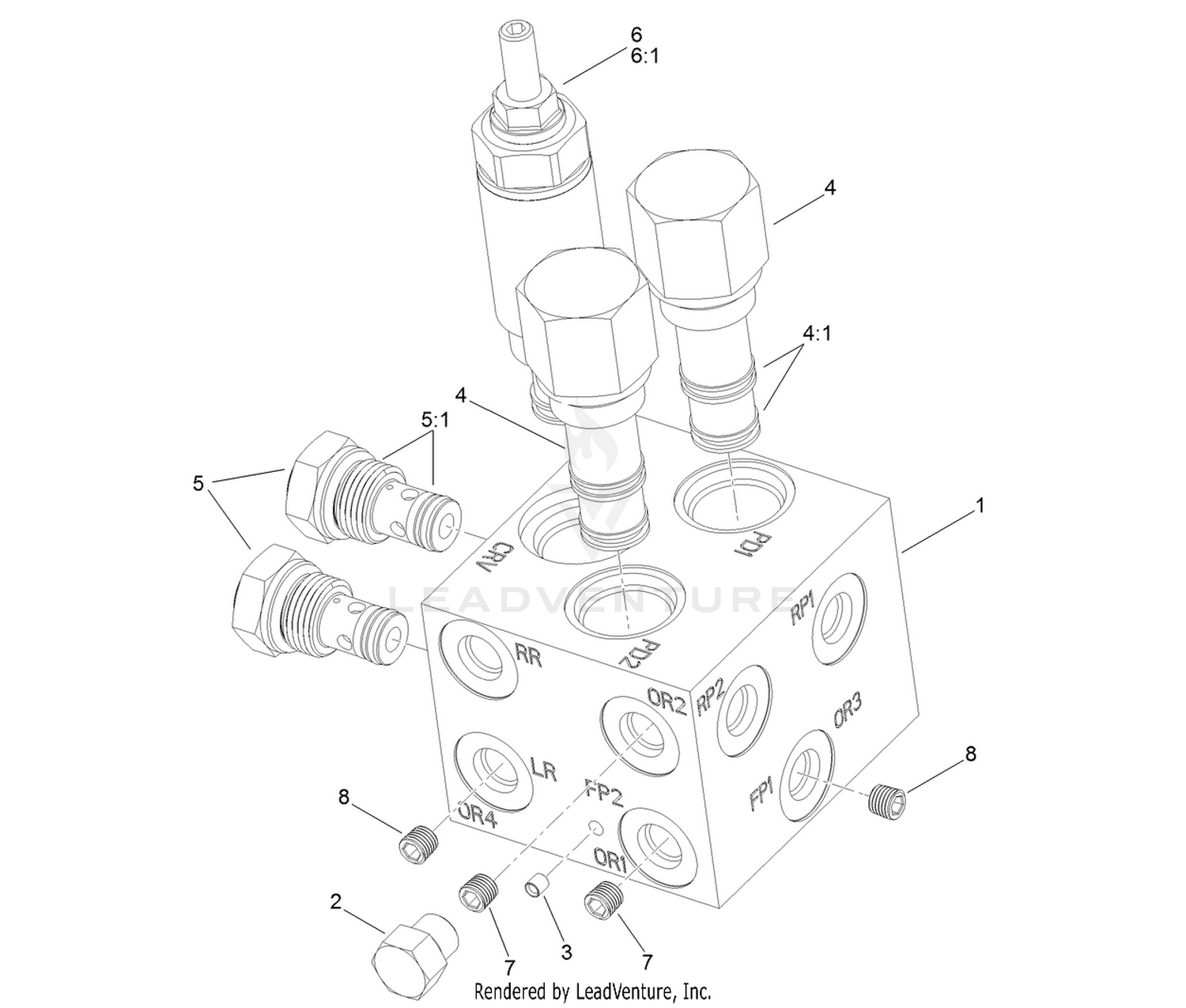 Cross-Trax Traction Valve Assembly No. 117-2247