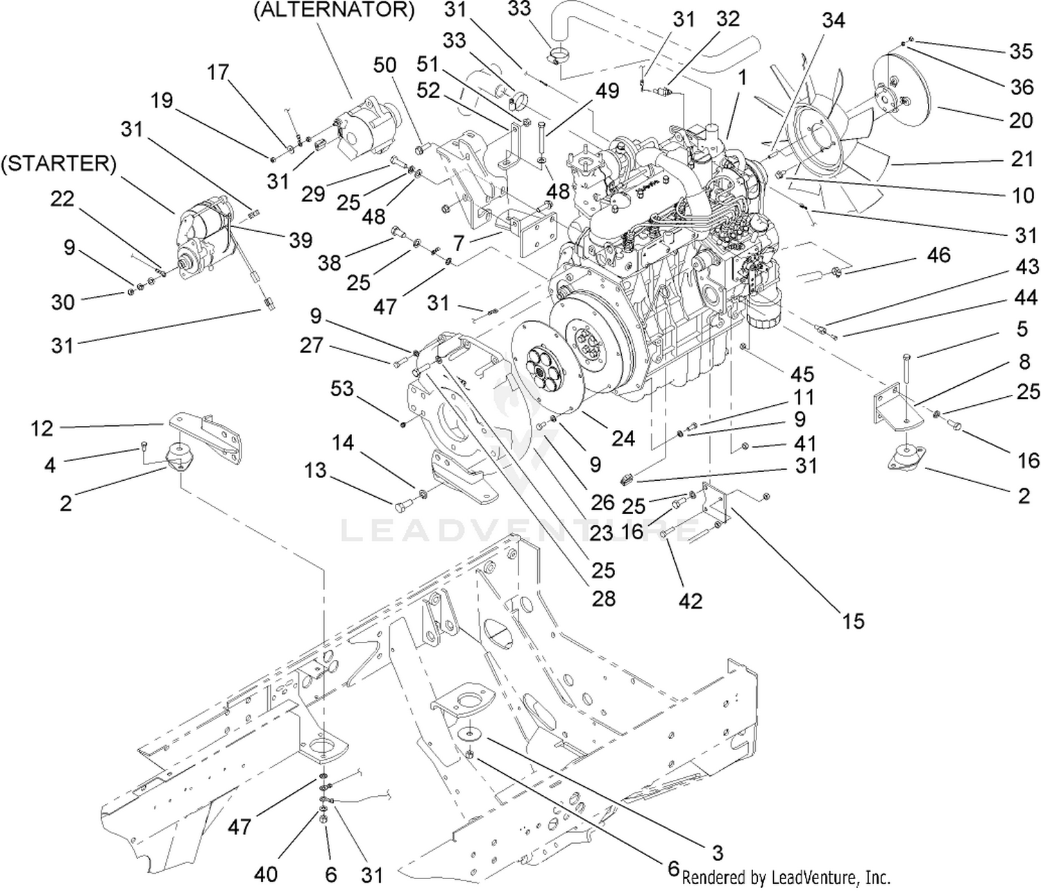 Engine Installation Assembly