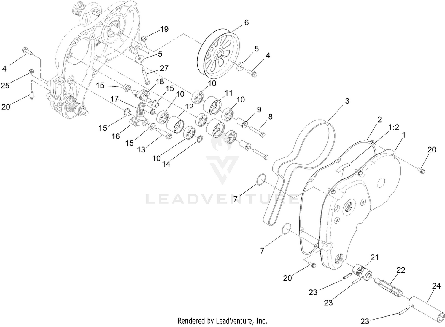 Right Side Transmission Assembly