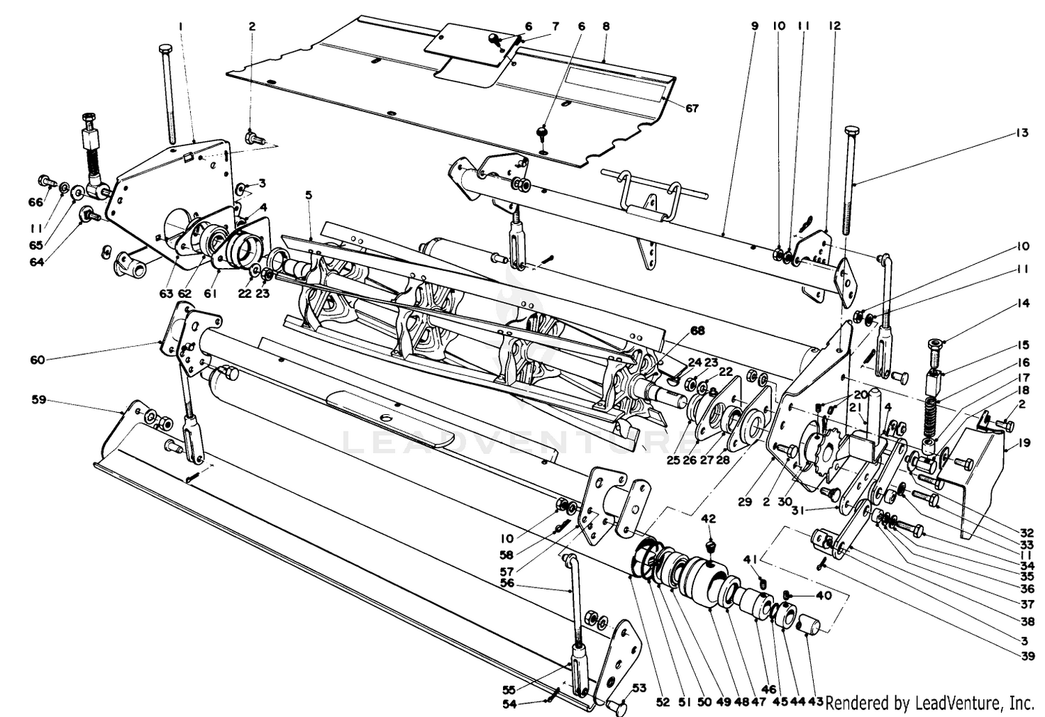 Rear Cutting Unit Assembly