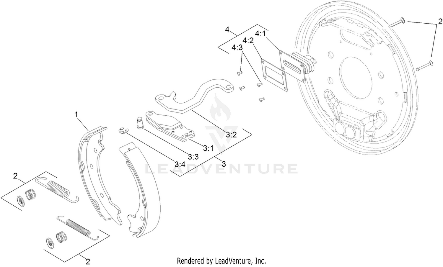 LH Brake Assembly No. 139-5952