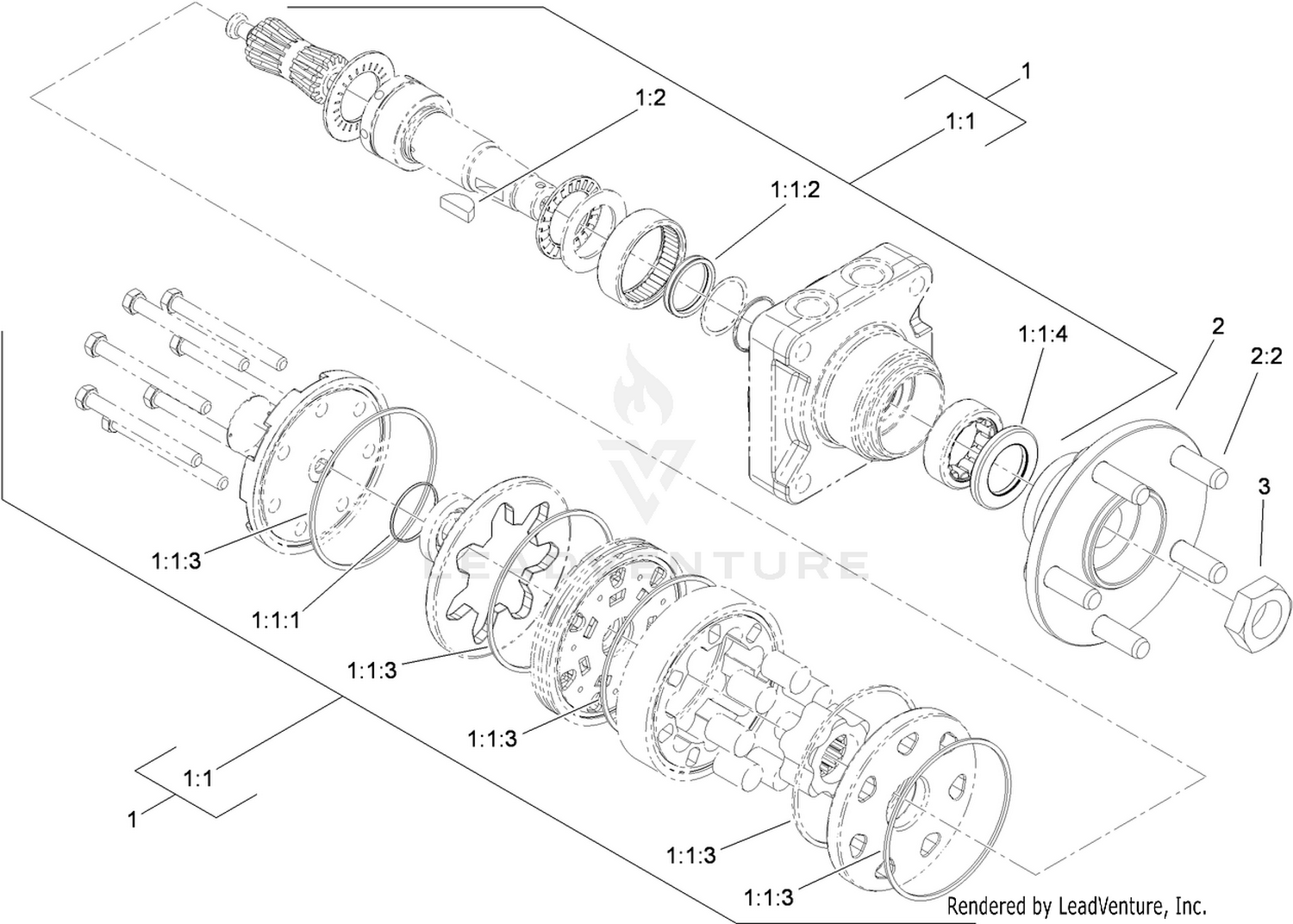 LH Wheel Motor Assembly