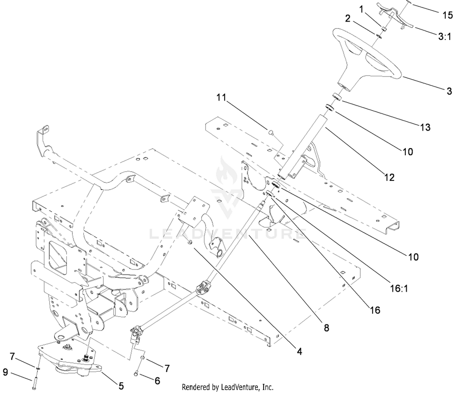 Upper Steering Assembly