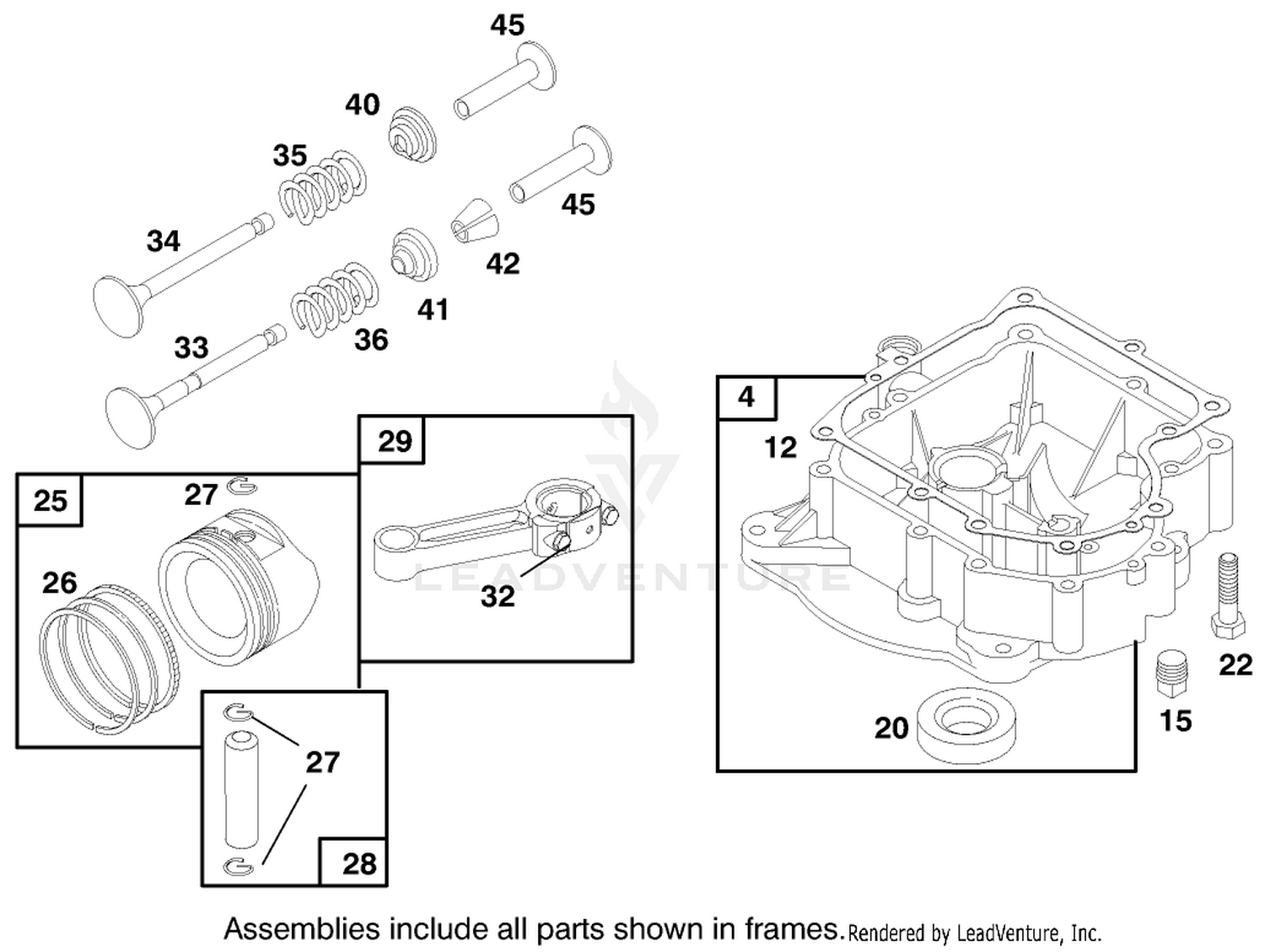 Engine Briggs  Stratton Model 28m707-1122-E1 3