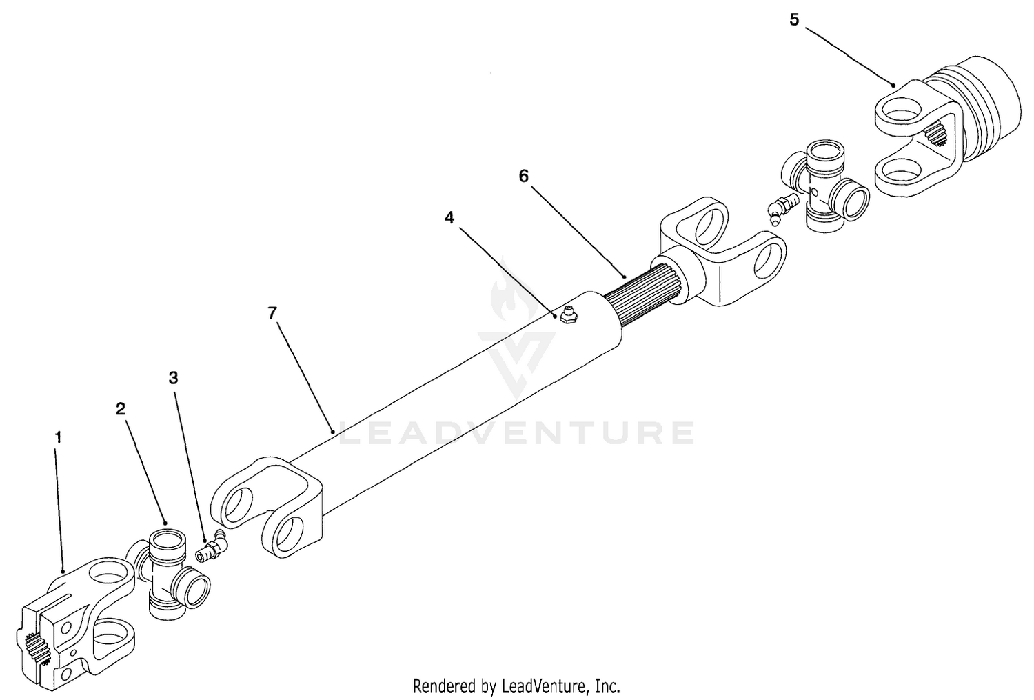 Drive Shaft Assembly No. 93-4790