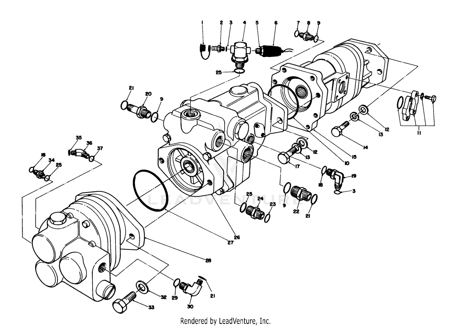 Hydraulic Pump Connections