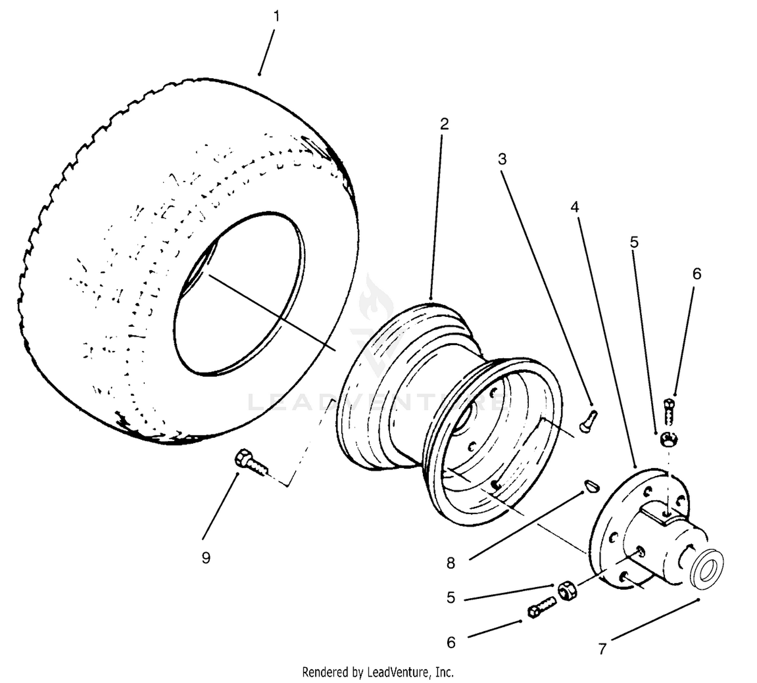 Rear Wheels And Tires