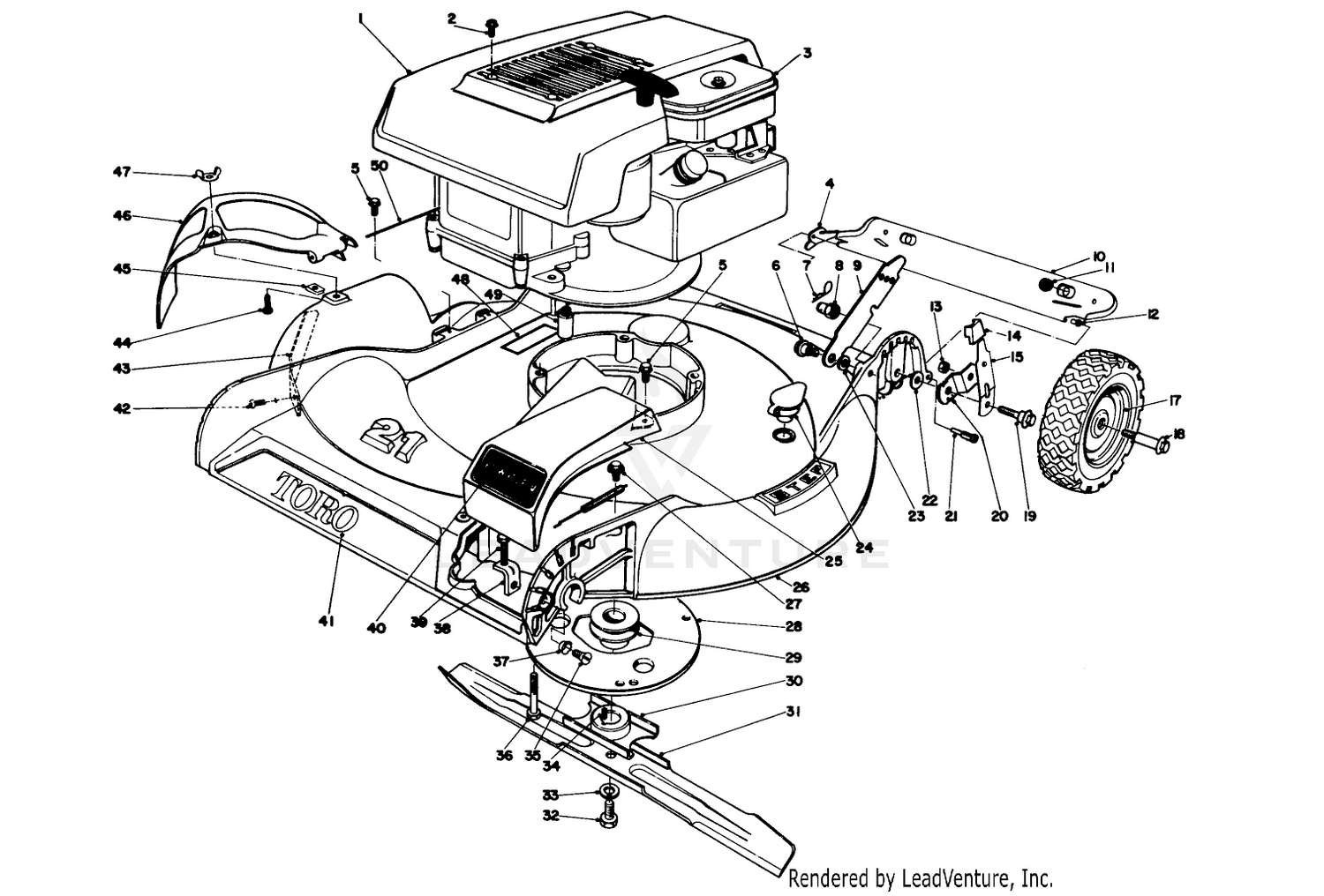 Housing And Engine Assembly