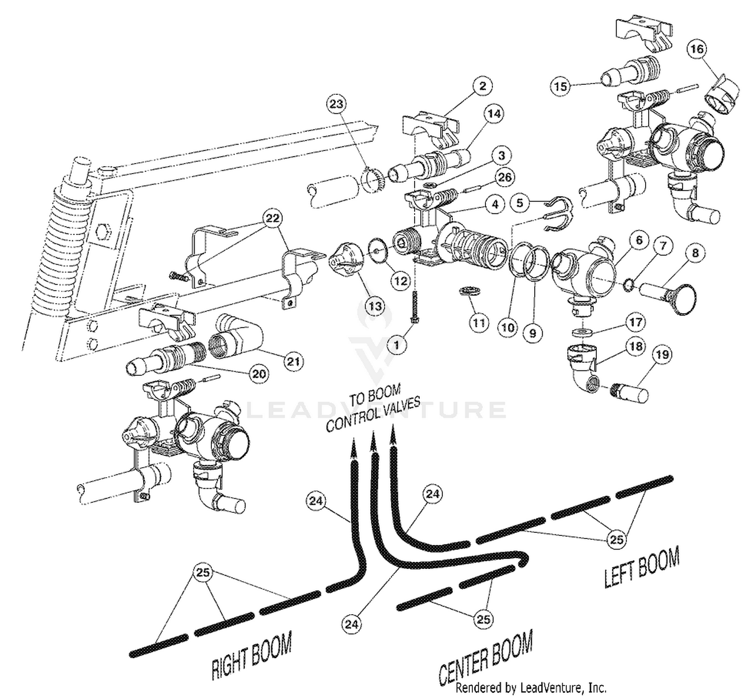 TURRET BODIES  BOOM HOSES