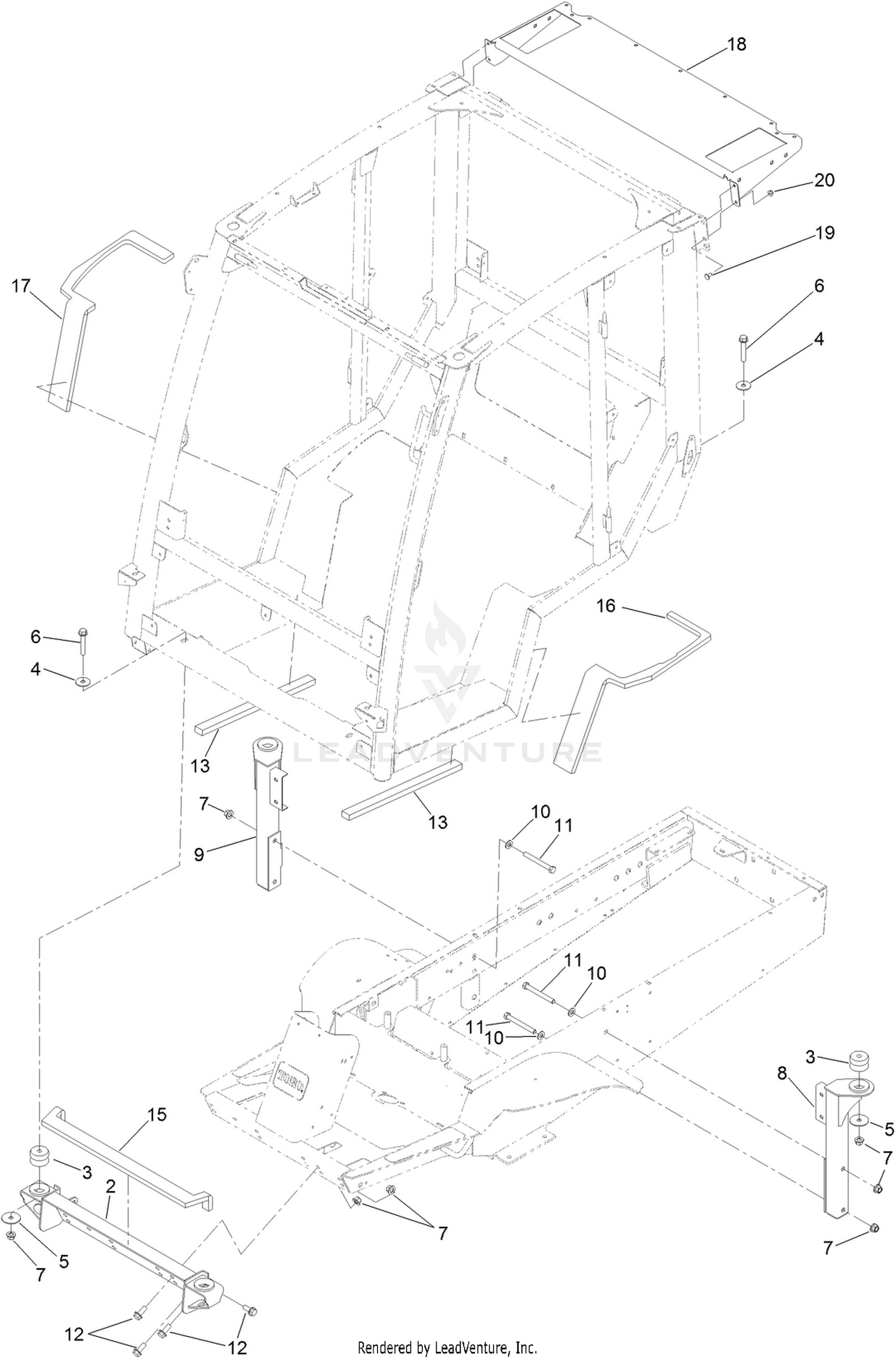 Frame Mount and Seal Assembly