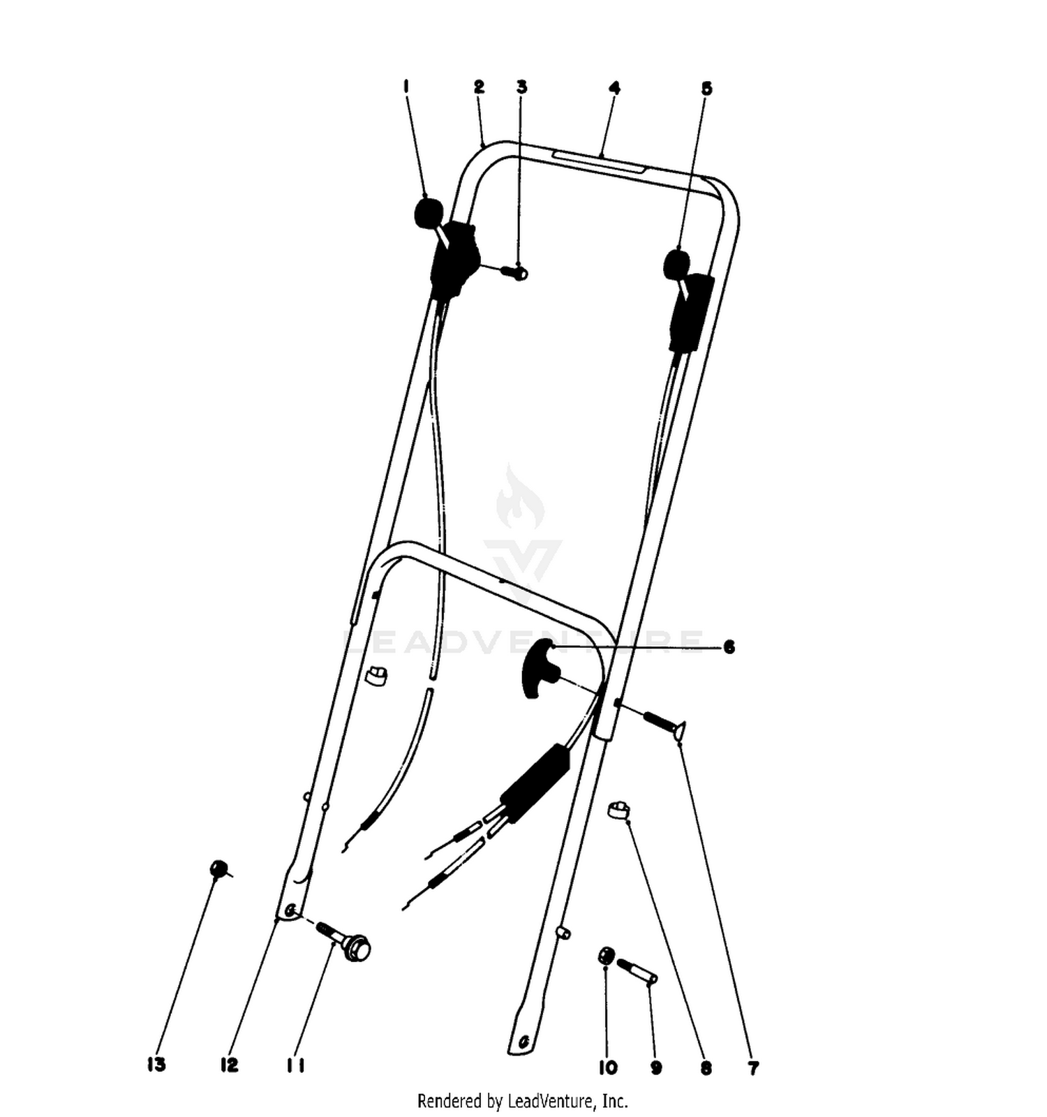 Handle Assembly Models 16067, 16155, 16287