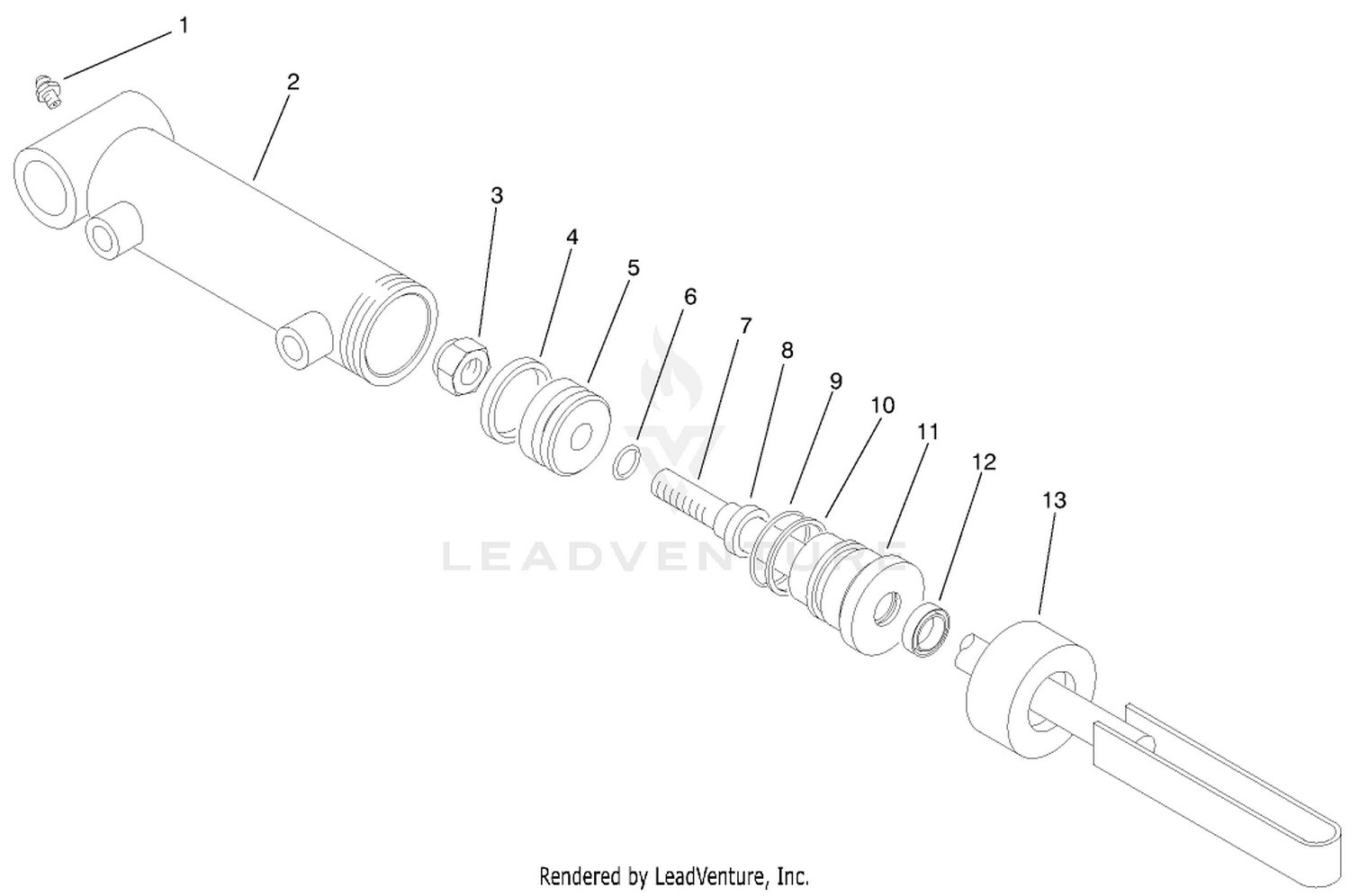 Hydraulic Cylinder No. 92-7421