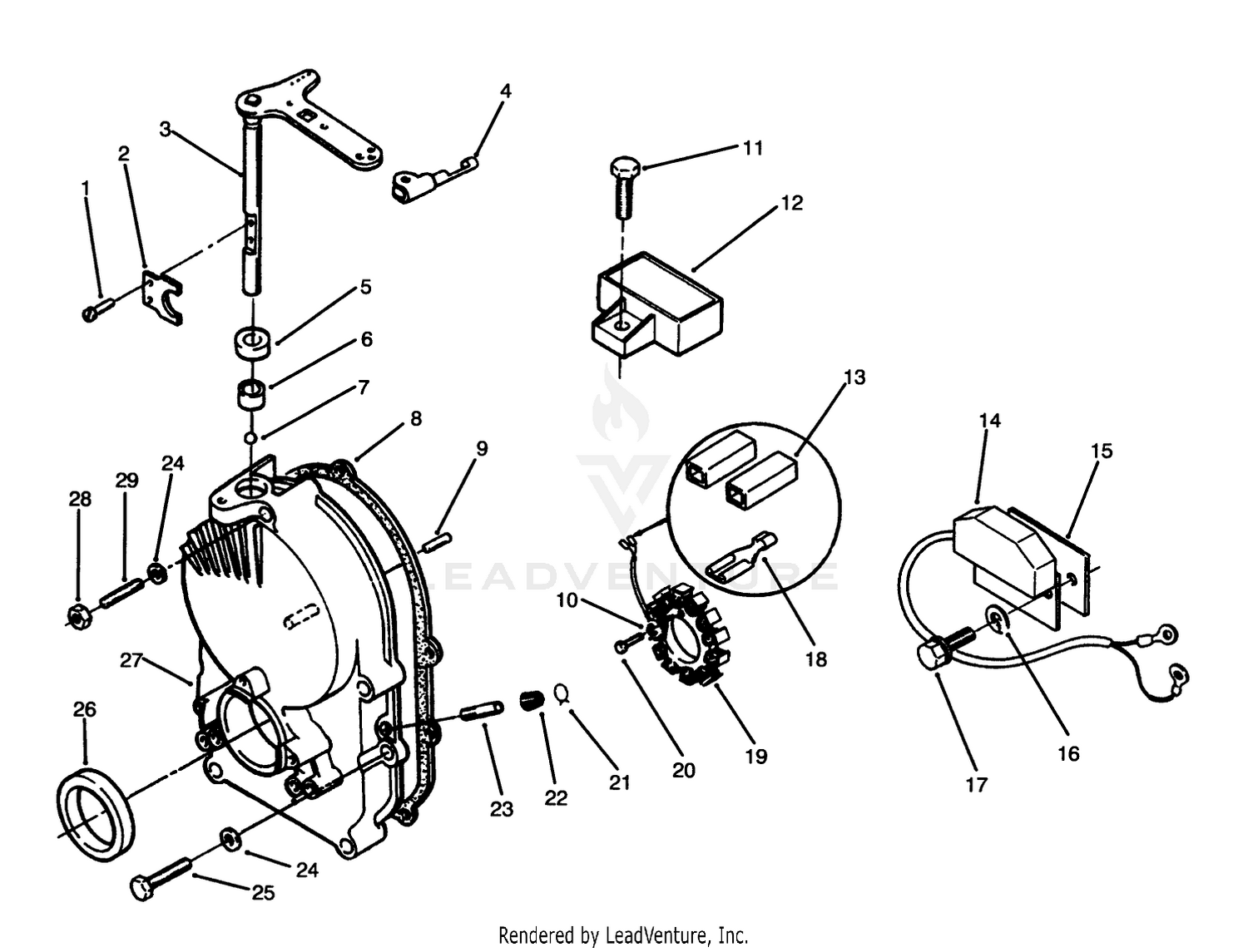 Gearcase  Ignition Controls