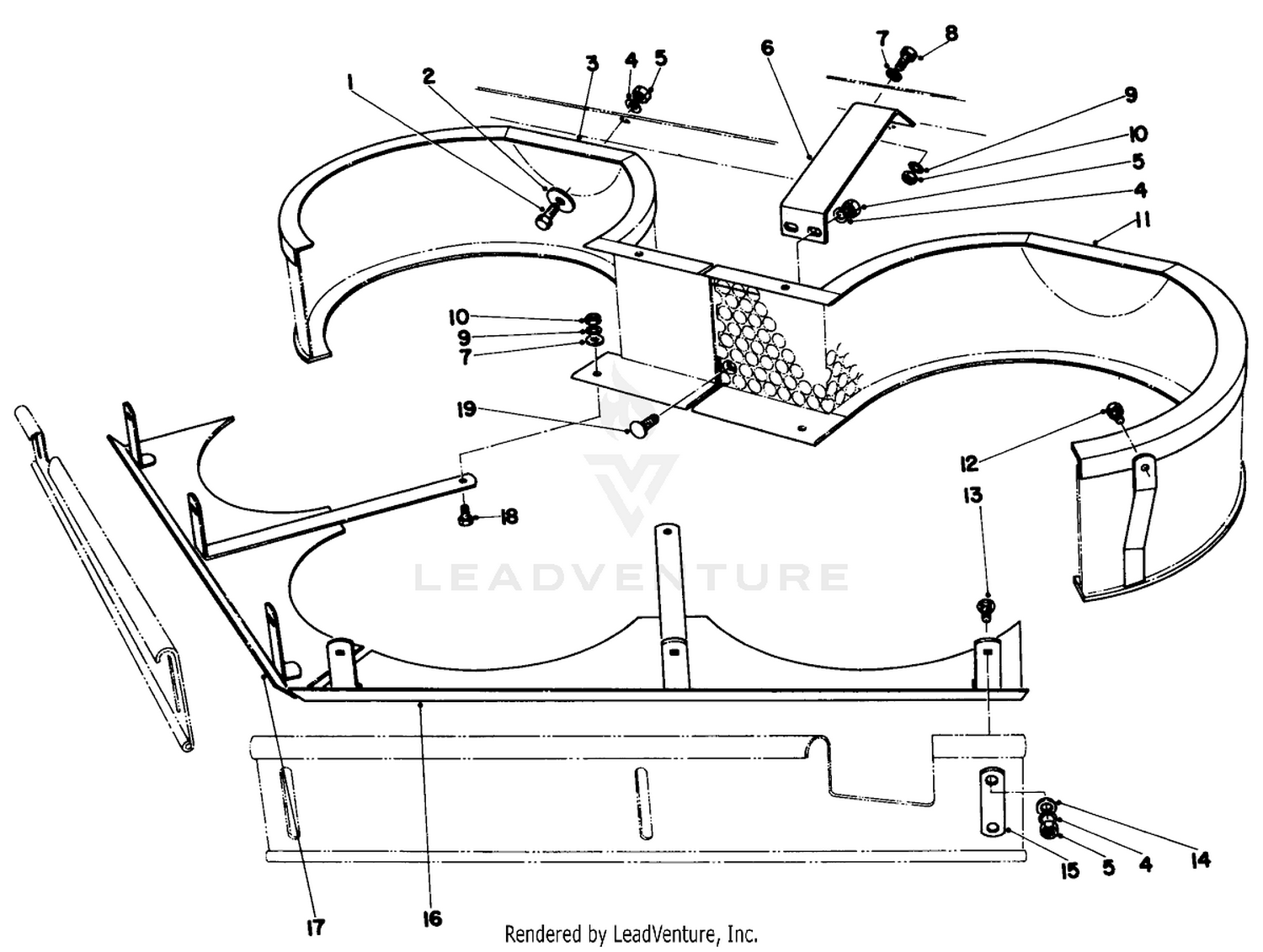 Leaf Mulching Kit No. 76204 (optional)