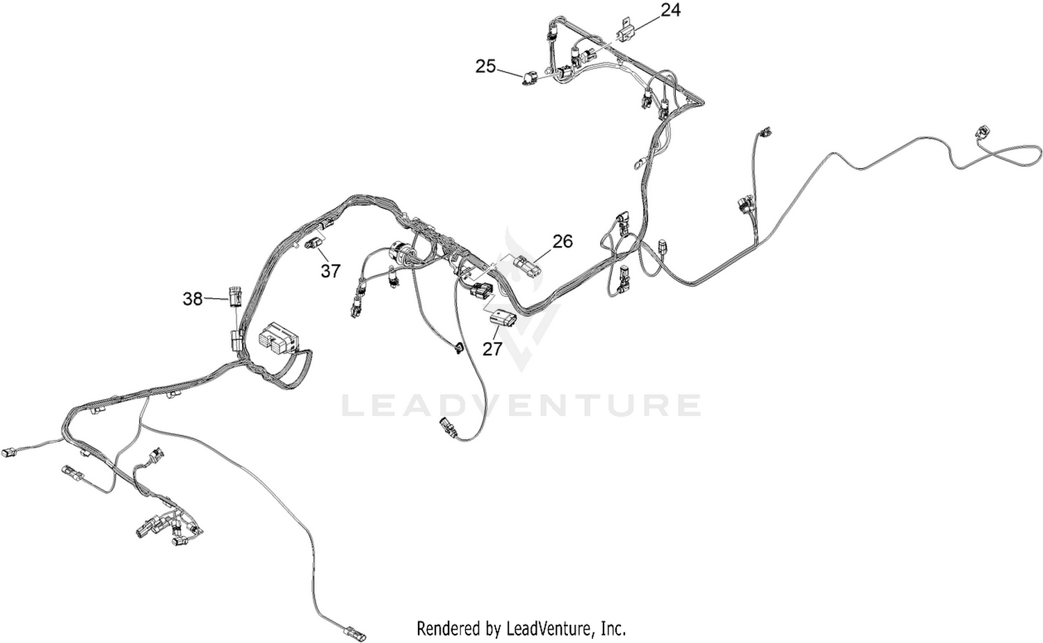Main Wire Harness Assembly No. 122-1263