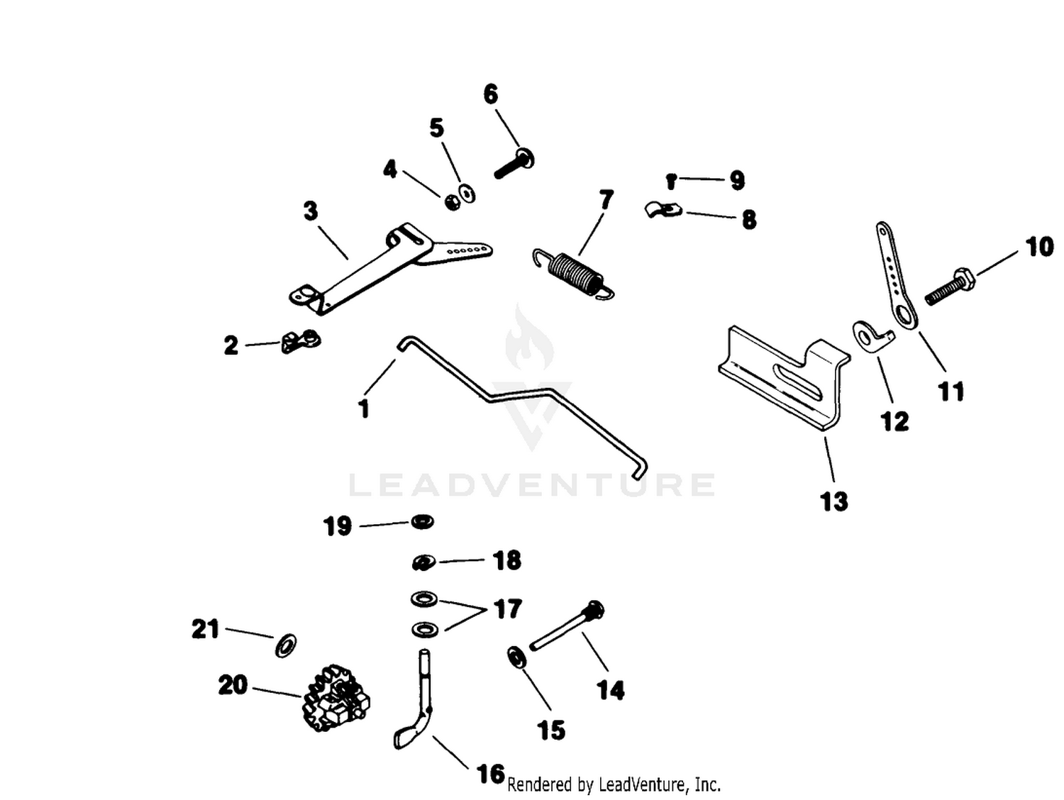 Governor-Engine Kohler Model No. M18qs-24657 (continued)