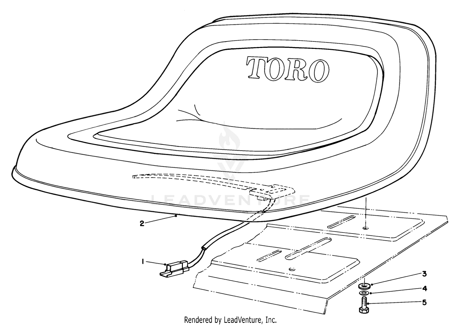Seat Assembly No. 55-8690 (optional)