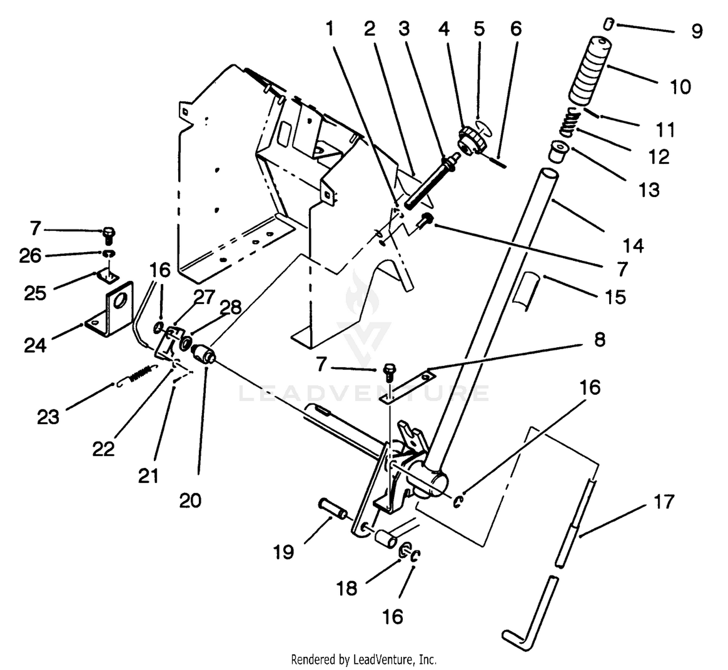 Lift Bar Linkage Assembly