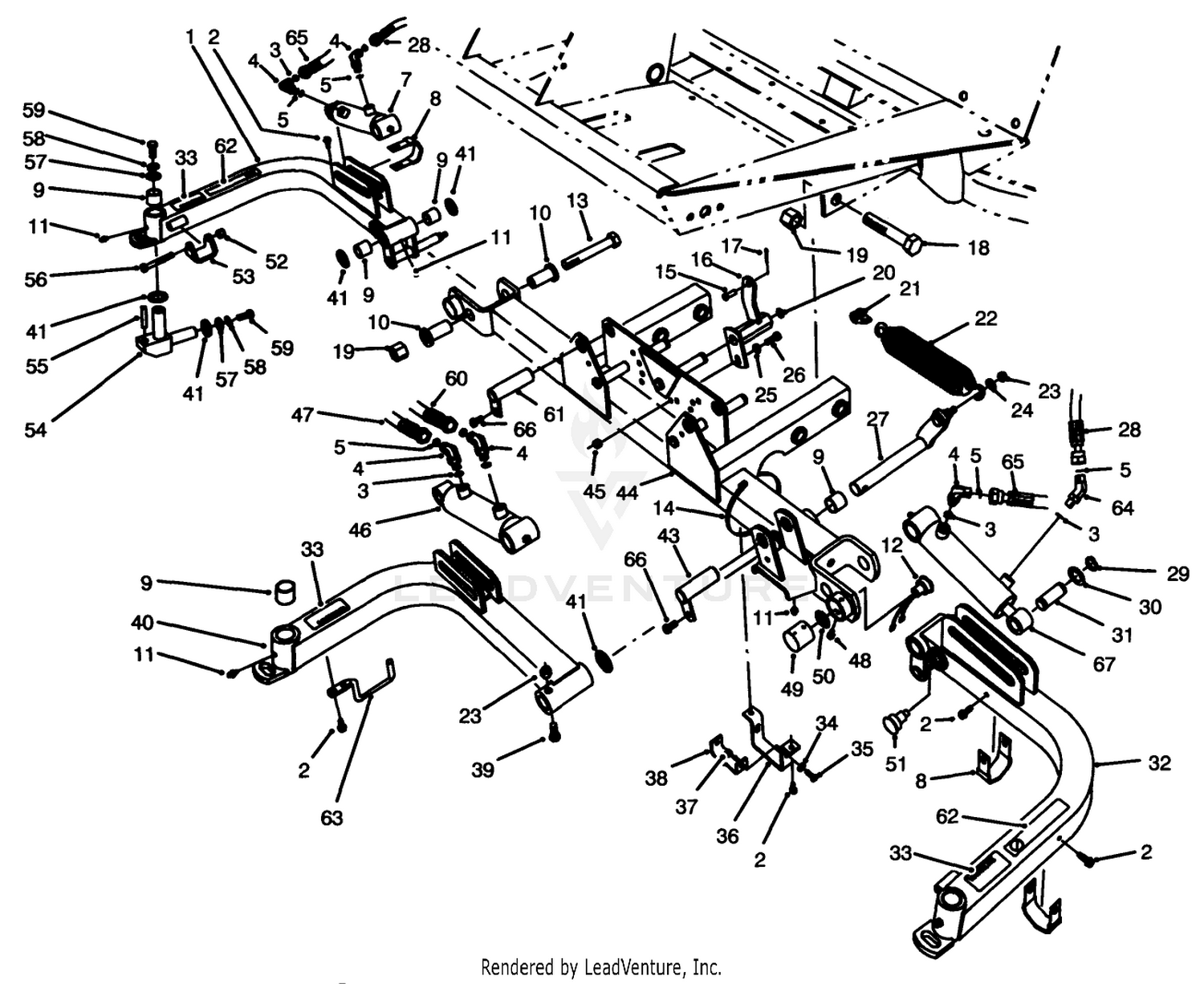 Front Lift Arms Assembly