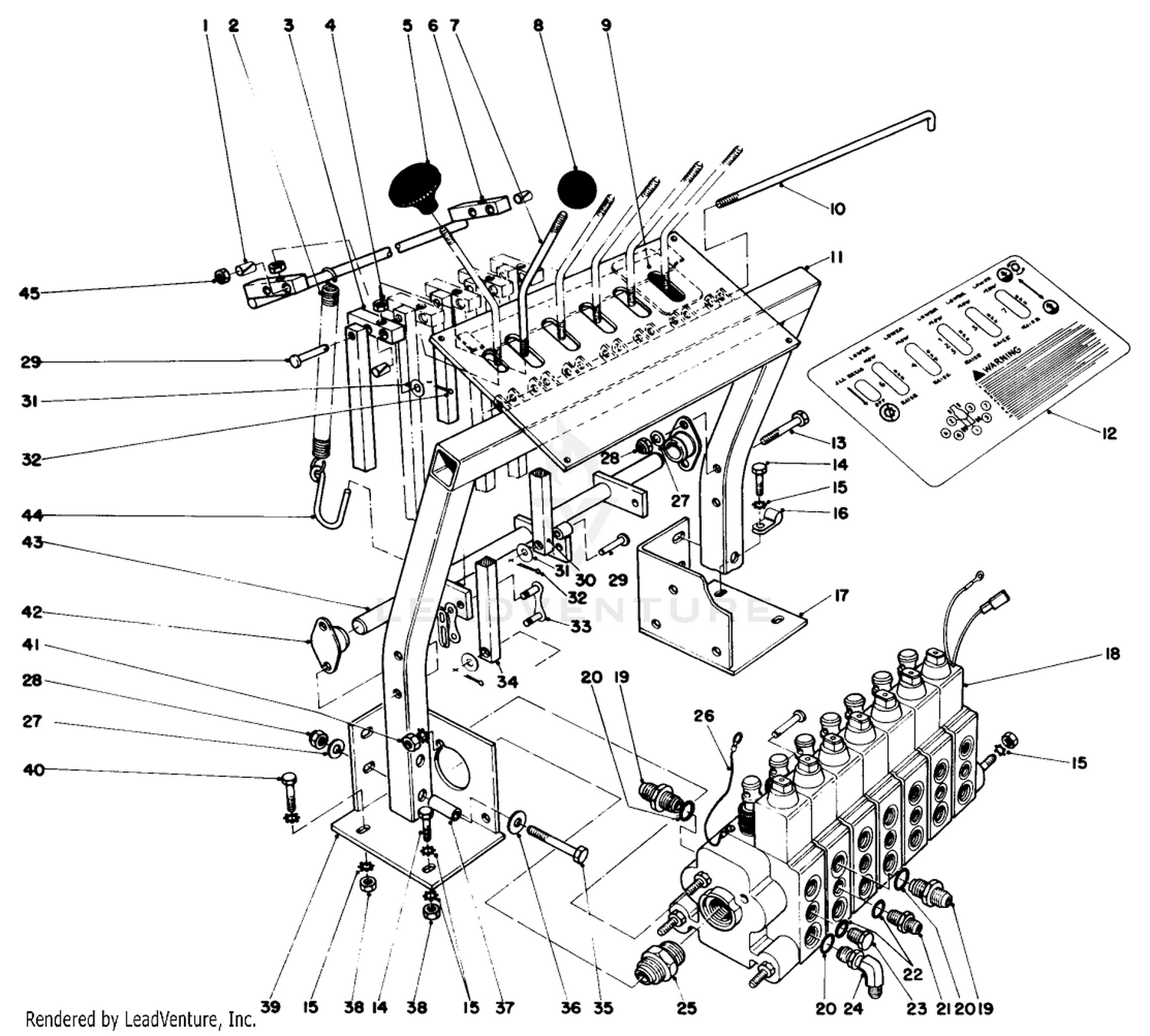 Control Tower And Valve Bank Assembly