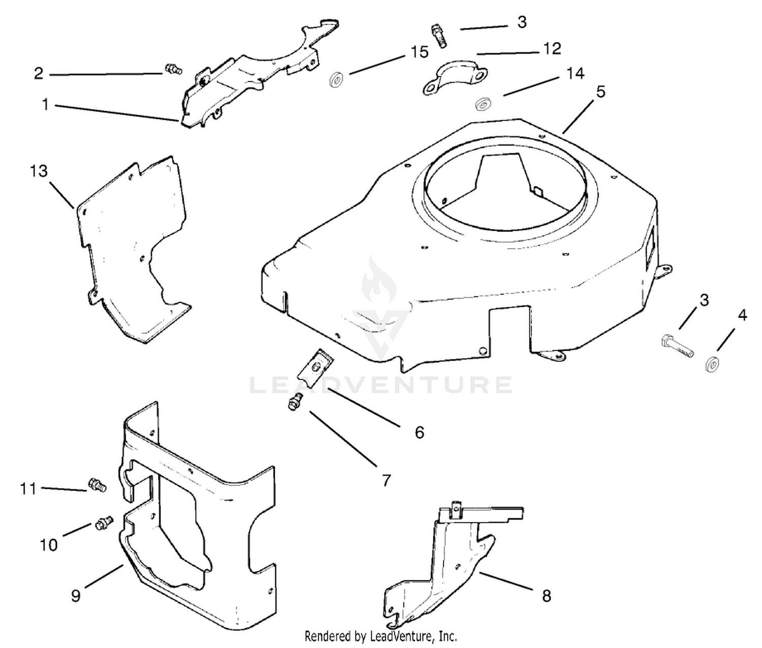 Blower Housing  Baffles 2