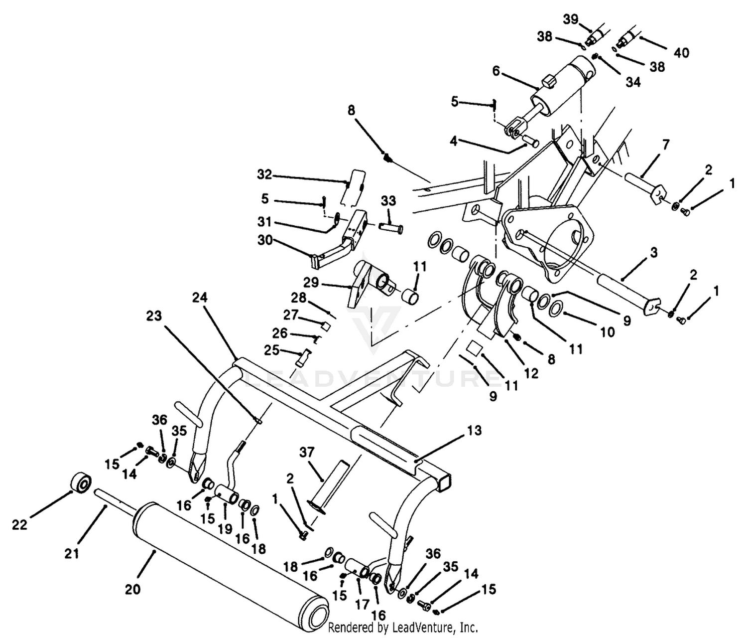 Pull Frame Assembly L.h.