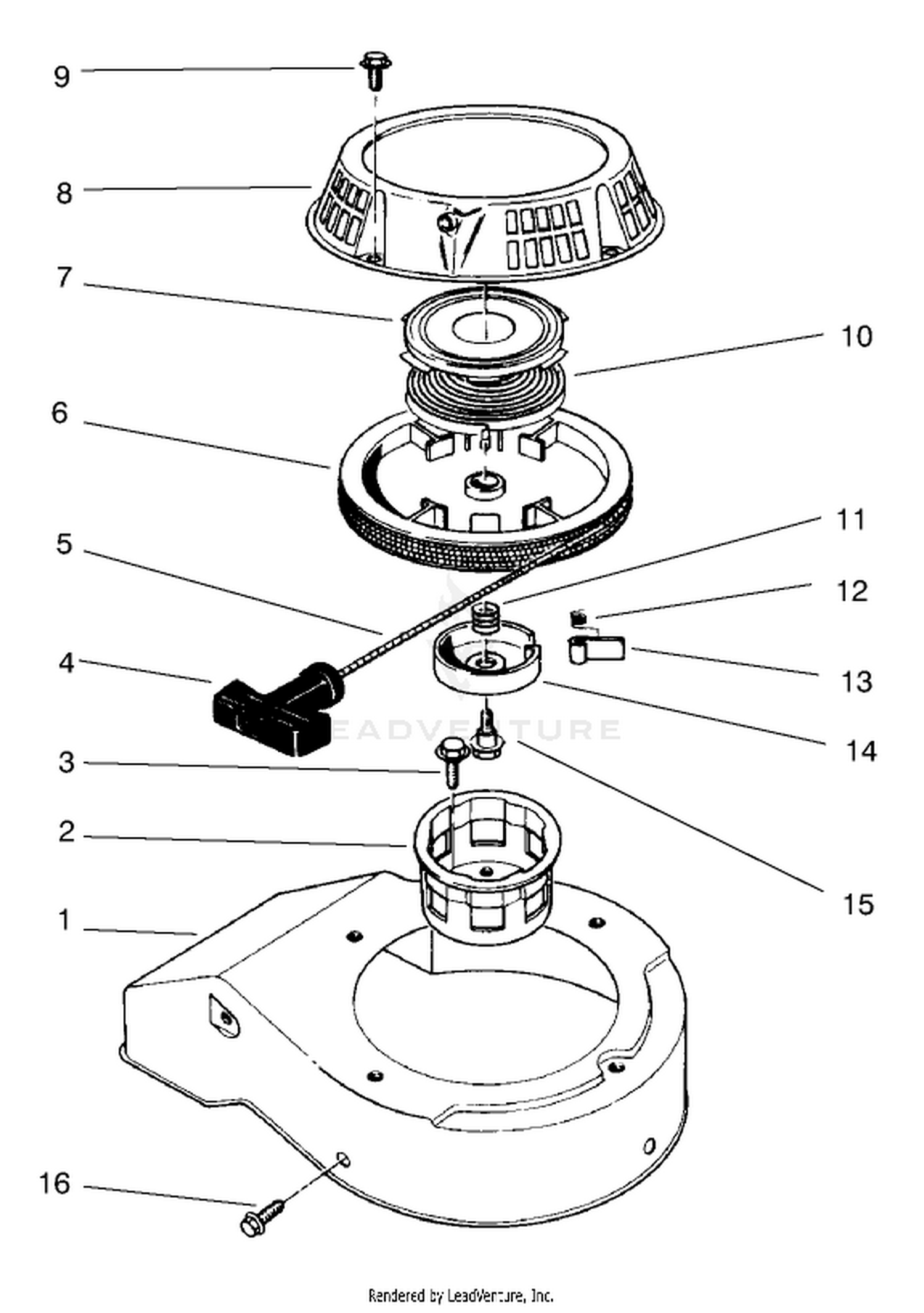 Recoil Assembly(model No. 47pt7-7)