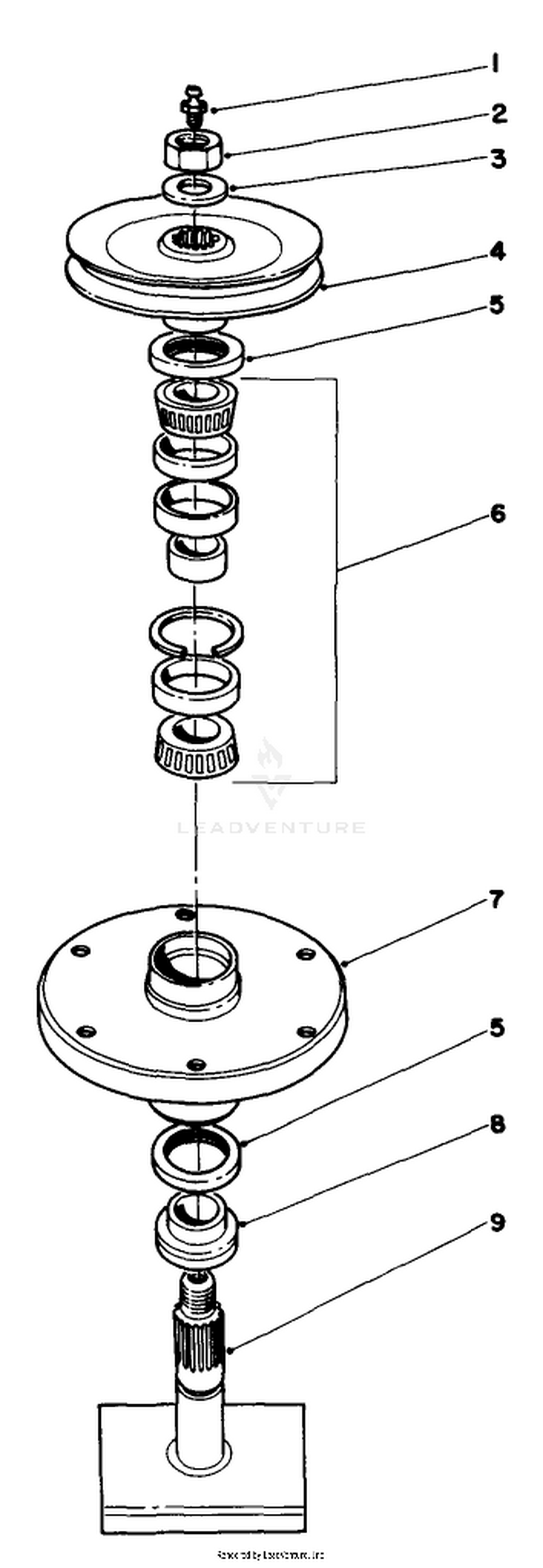 Drive Spindle No. 27-0870