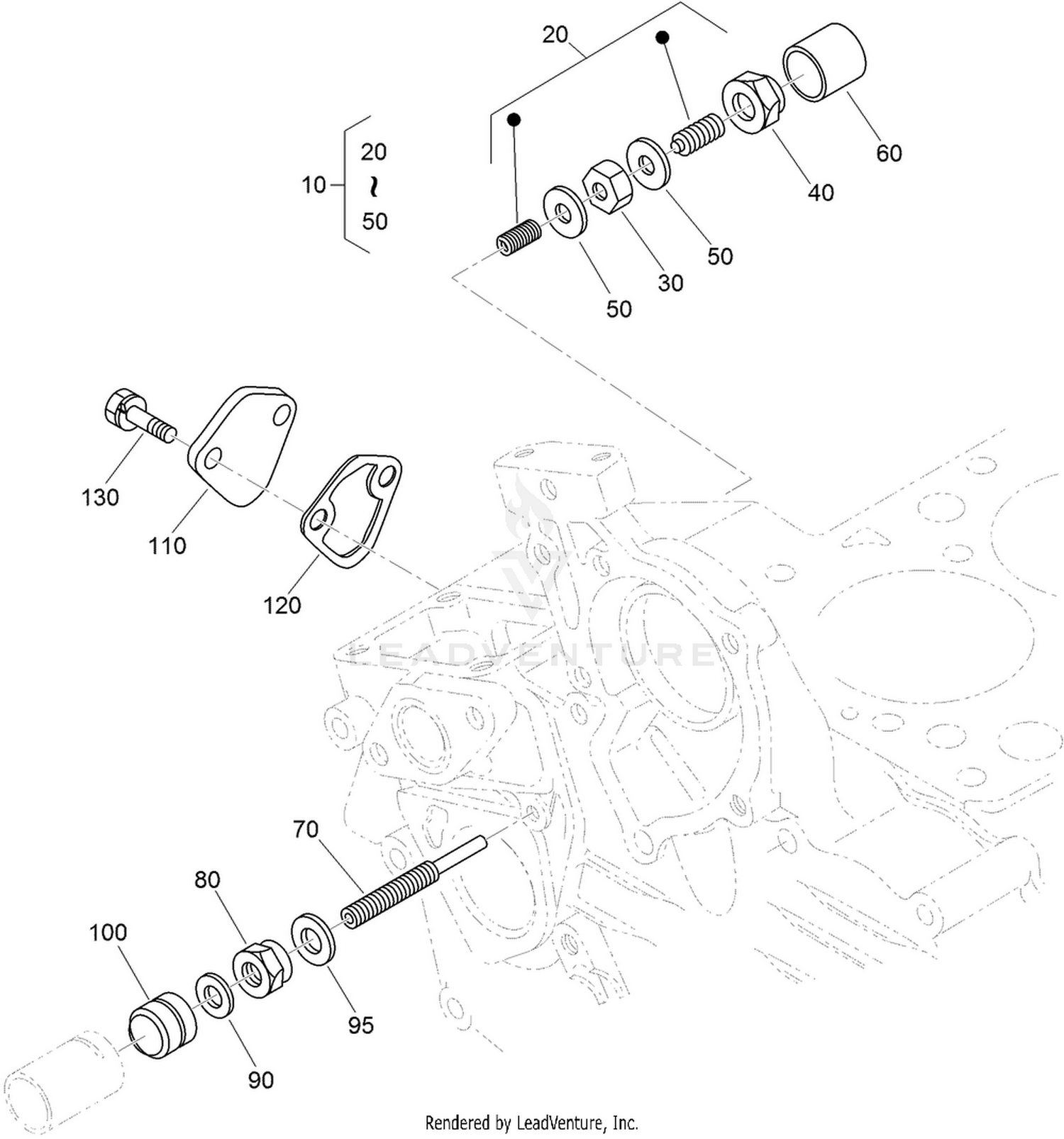 Idle Apparatus and Fuel Pump Cover Assembly