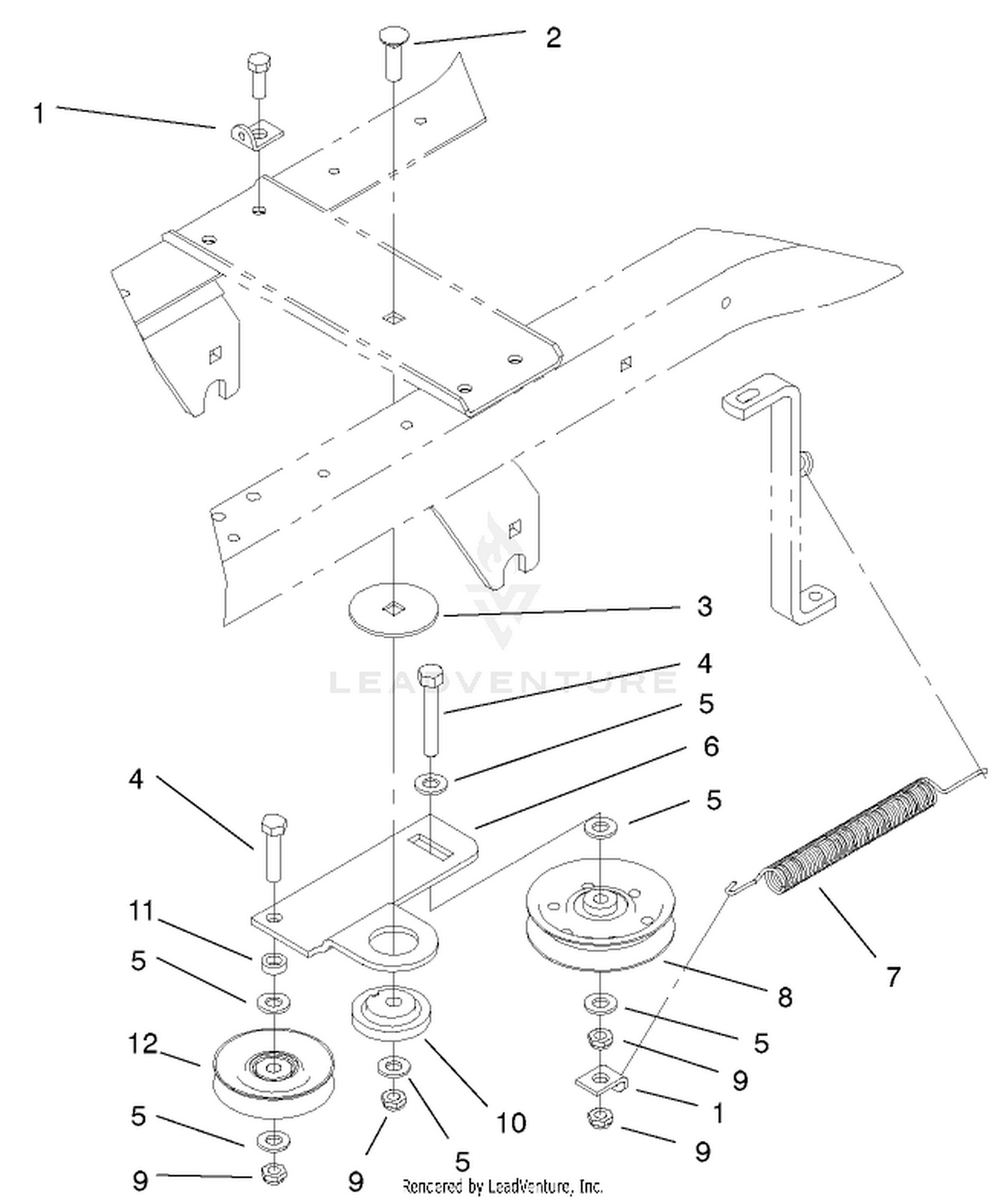 Hydro Drive Components Assembly