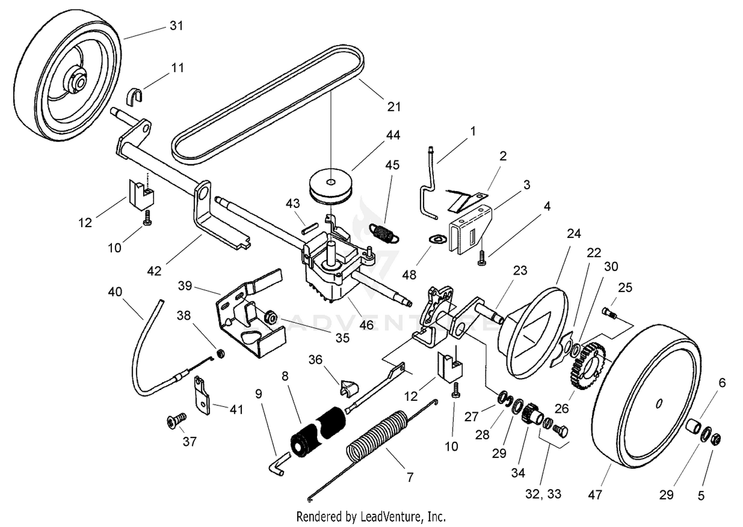 Rear Axle Assembly