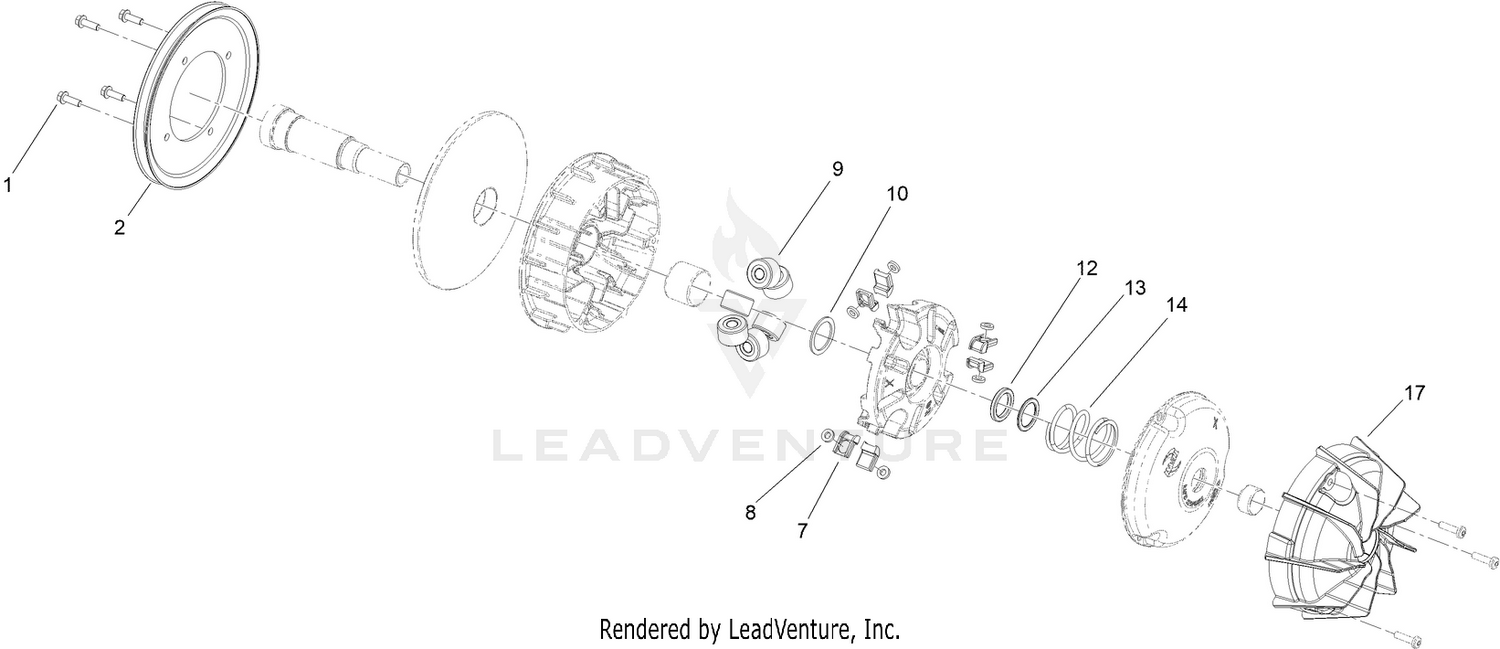 Primary Clutch Assembly No. 147-4088
